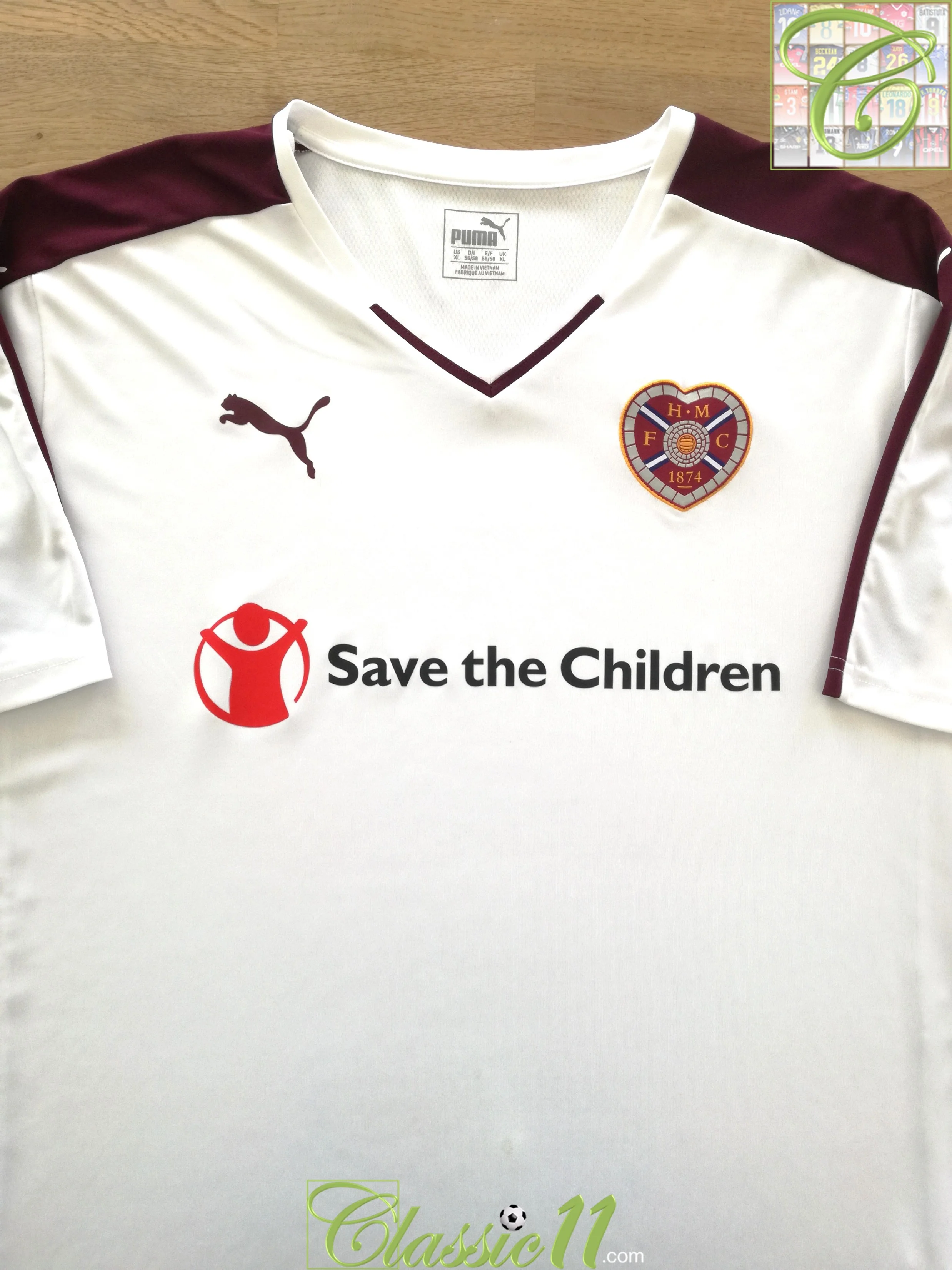 2015/16 Hearts Away Football Shirt (XL)