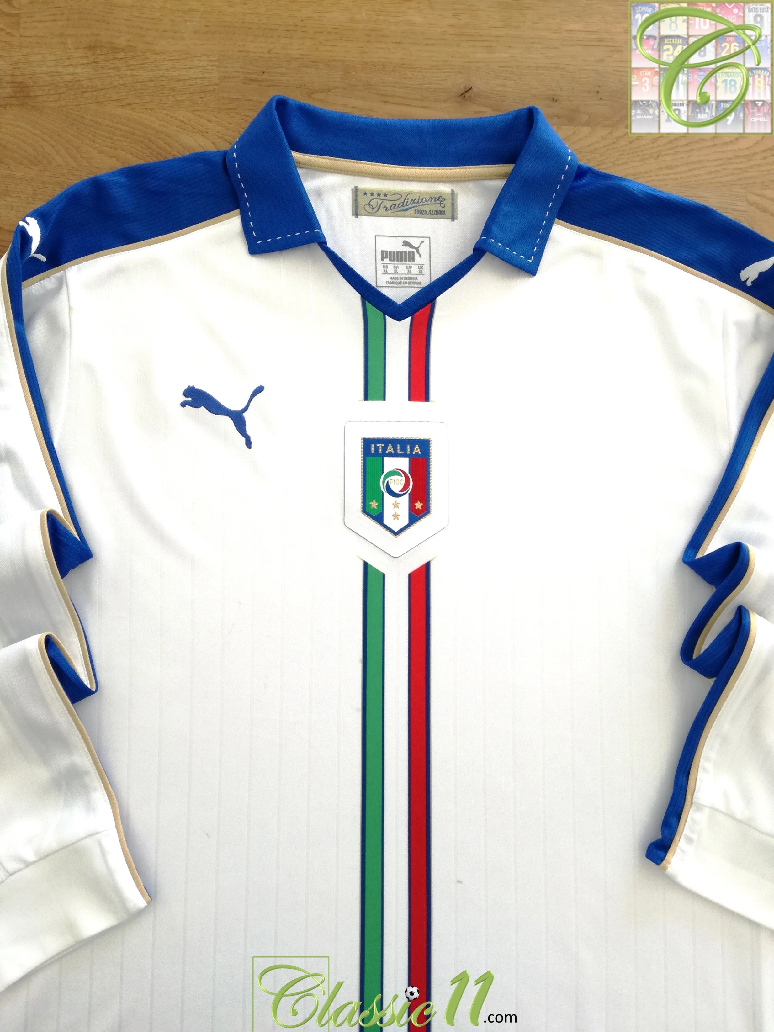 2015/16 Italy Away Football Shirt. (XL)
