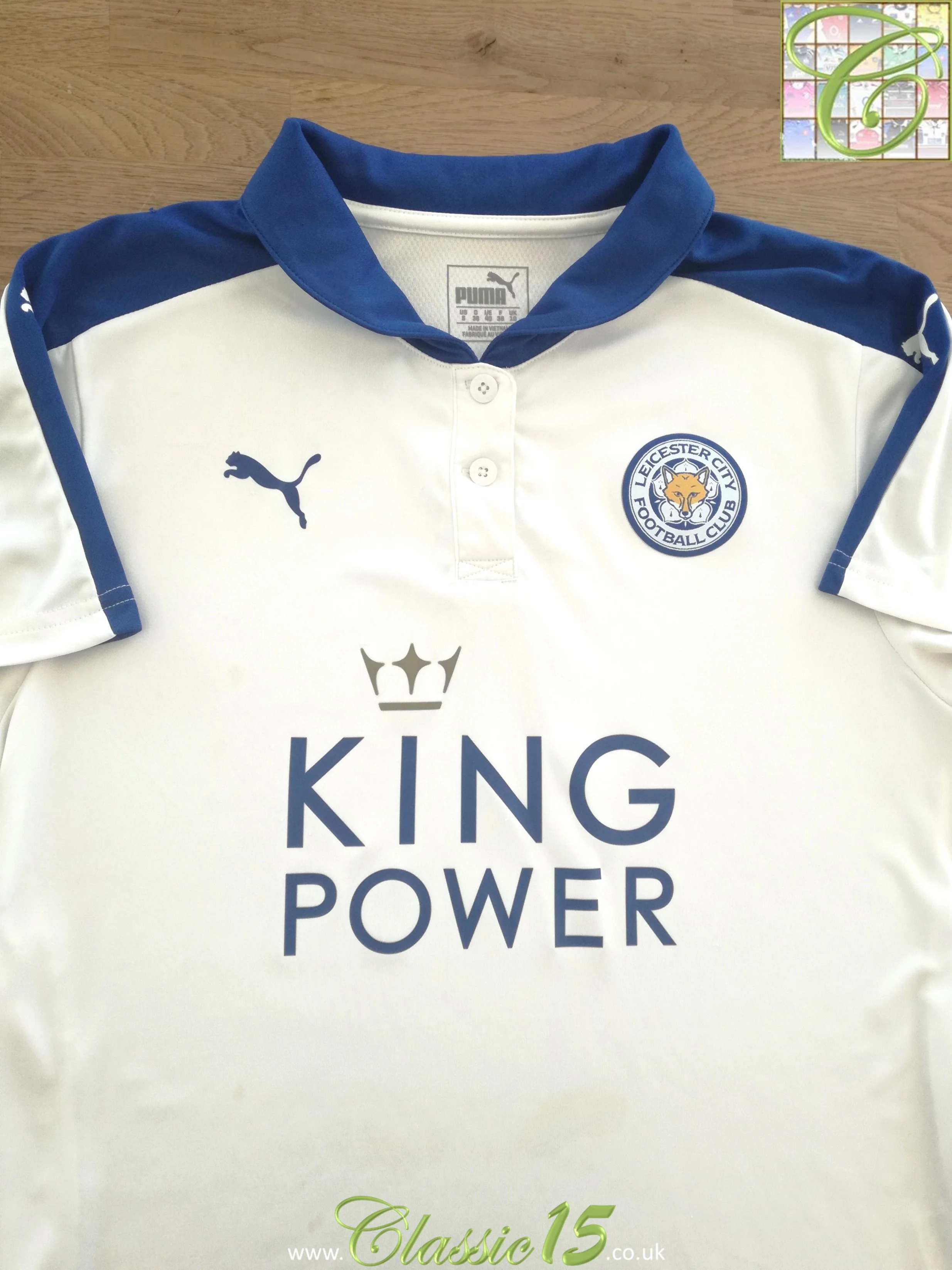 2015/16 Leicester City 3rd Football Shirt (W) (Size 10)