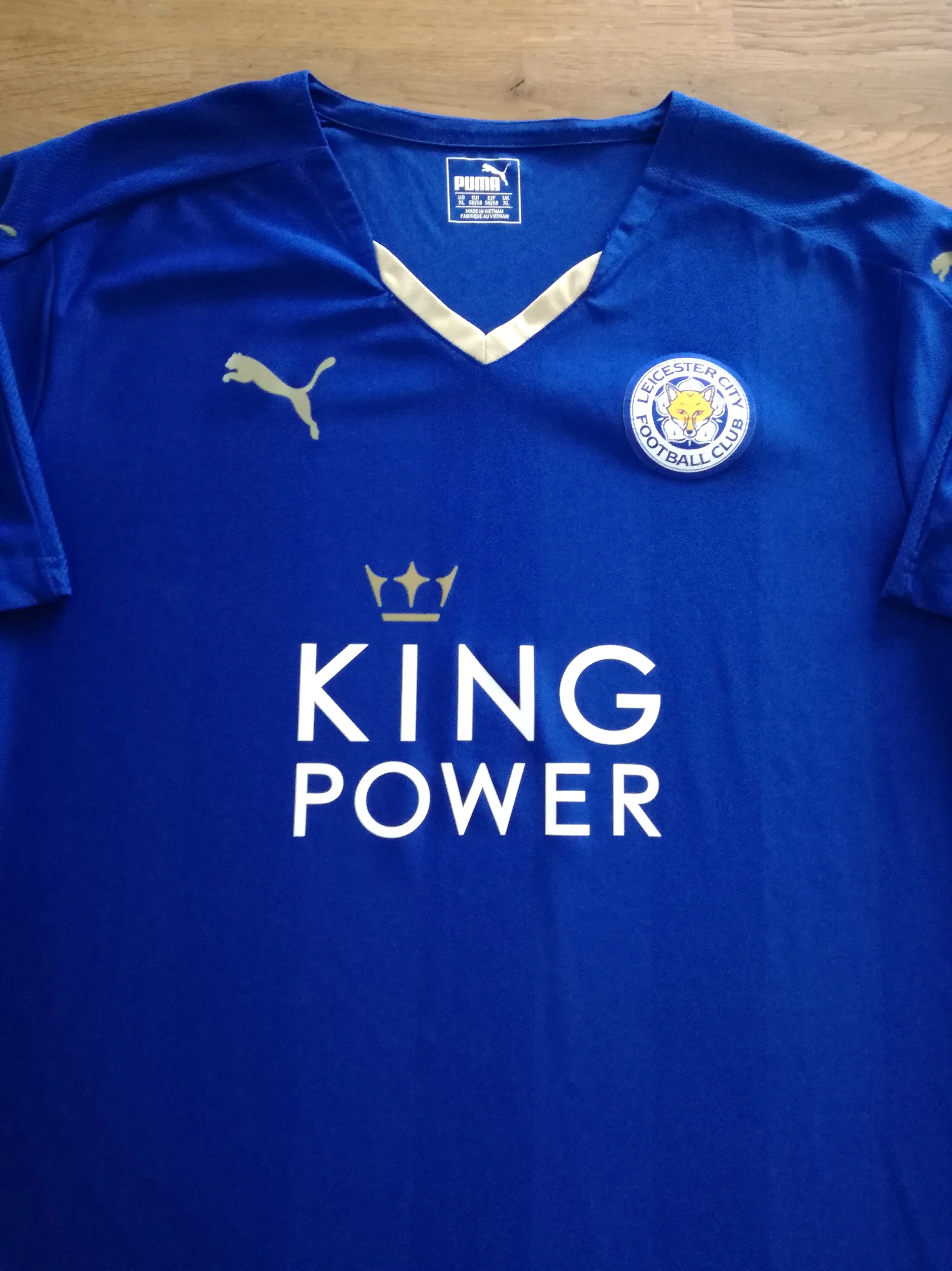 2015/16 Leicester City Home Football Shirt (S)
