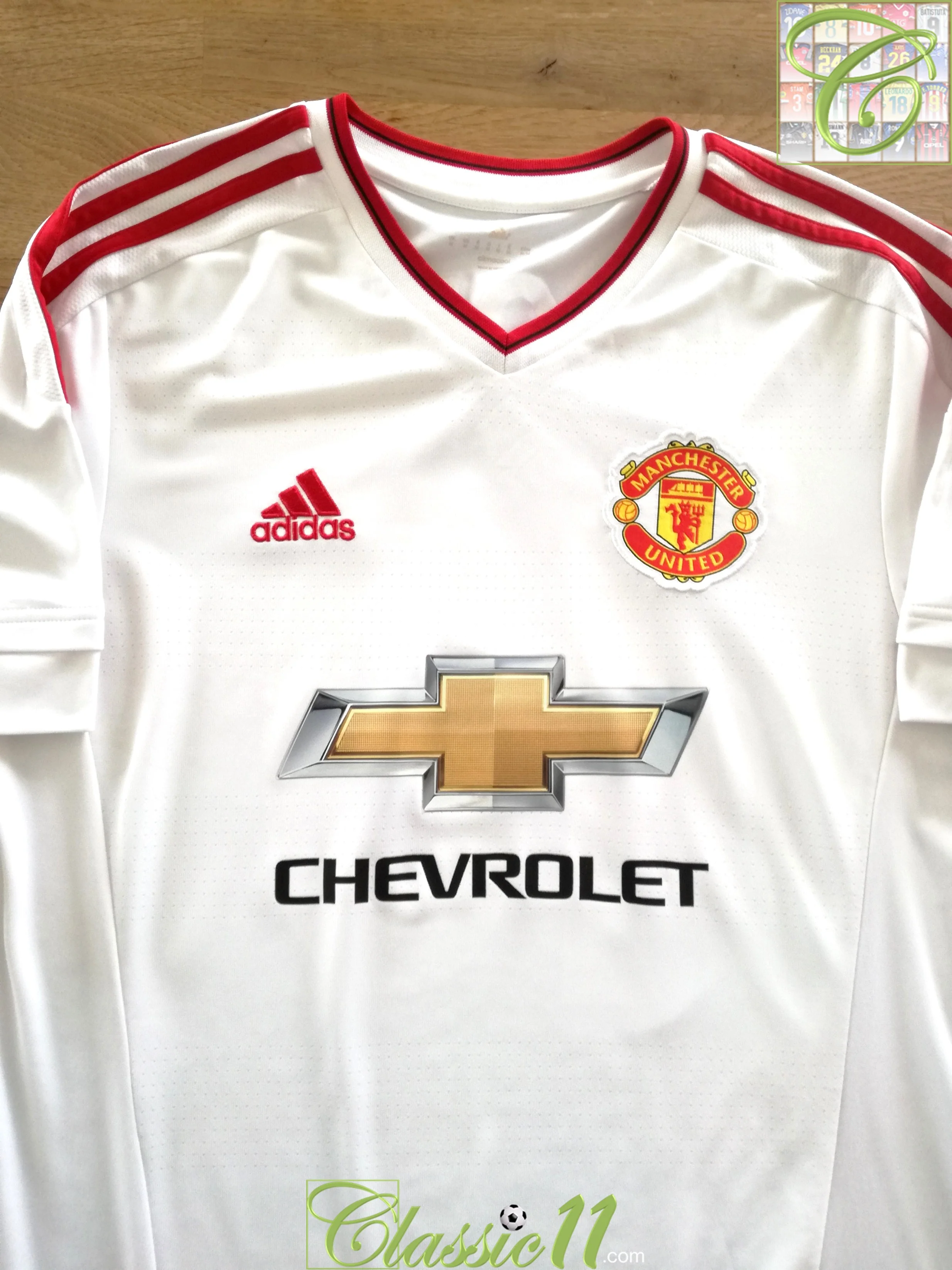 2015/16 Man Utd Away Football Shirt (S)