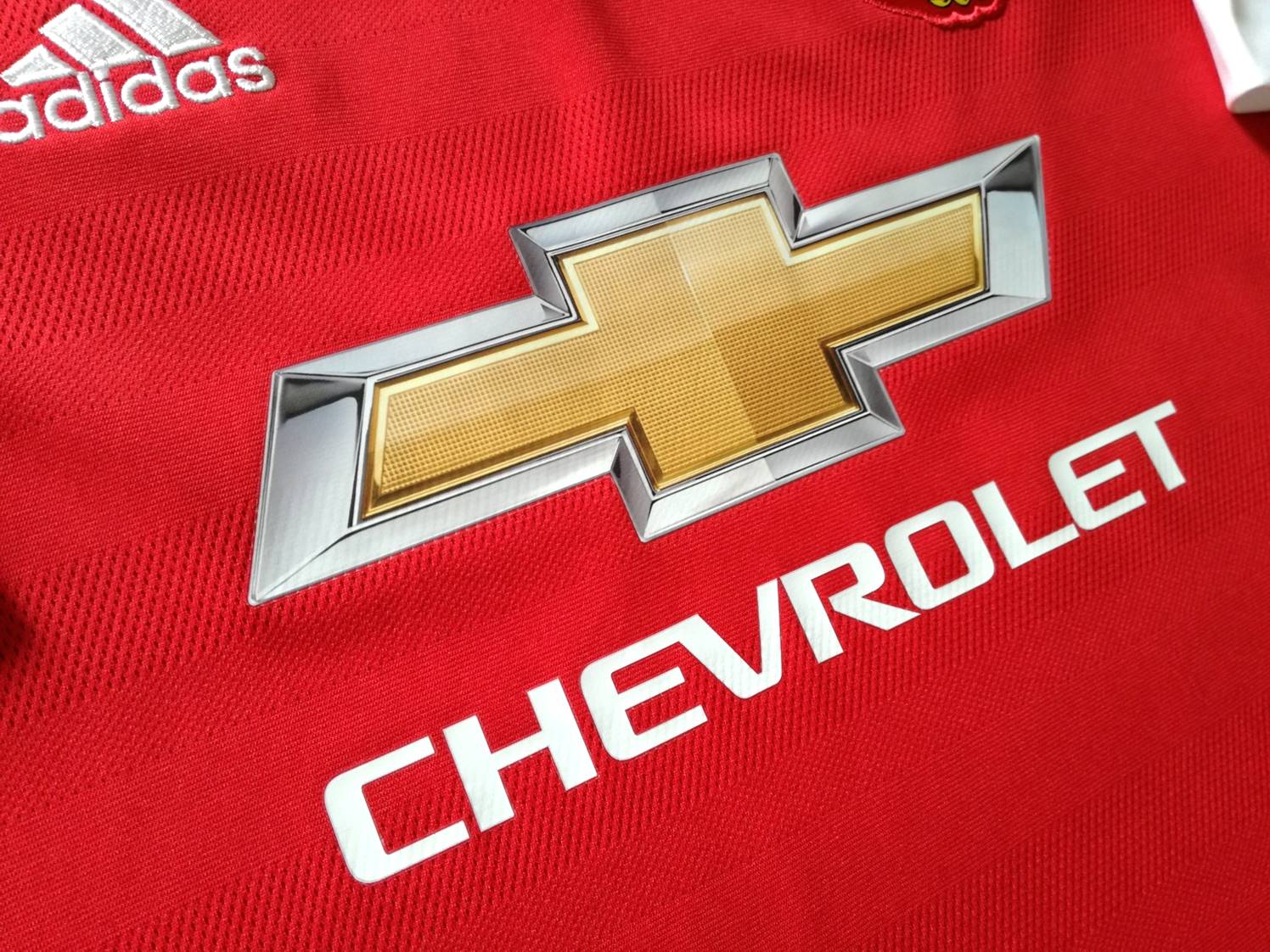 2015/16 Man Utd Home Premier League Football Shirt Mata #8 (M) - Image 6