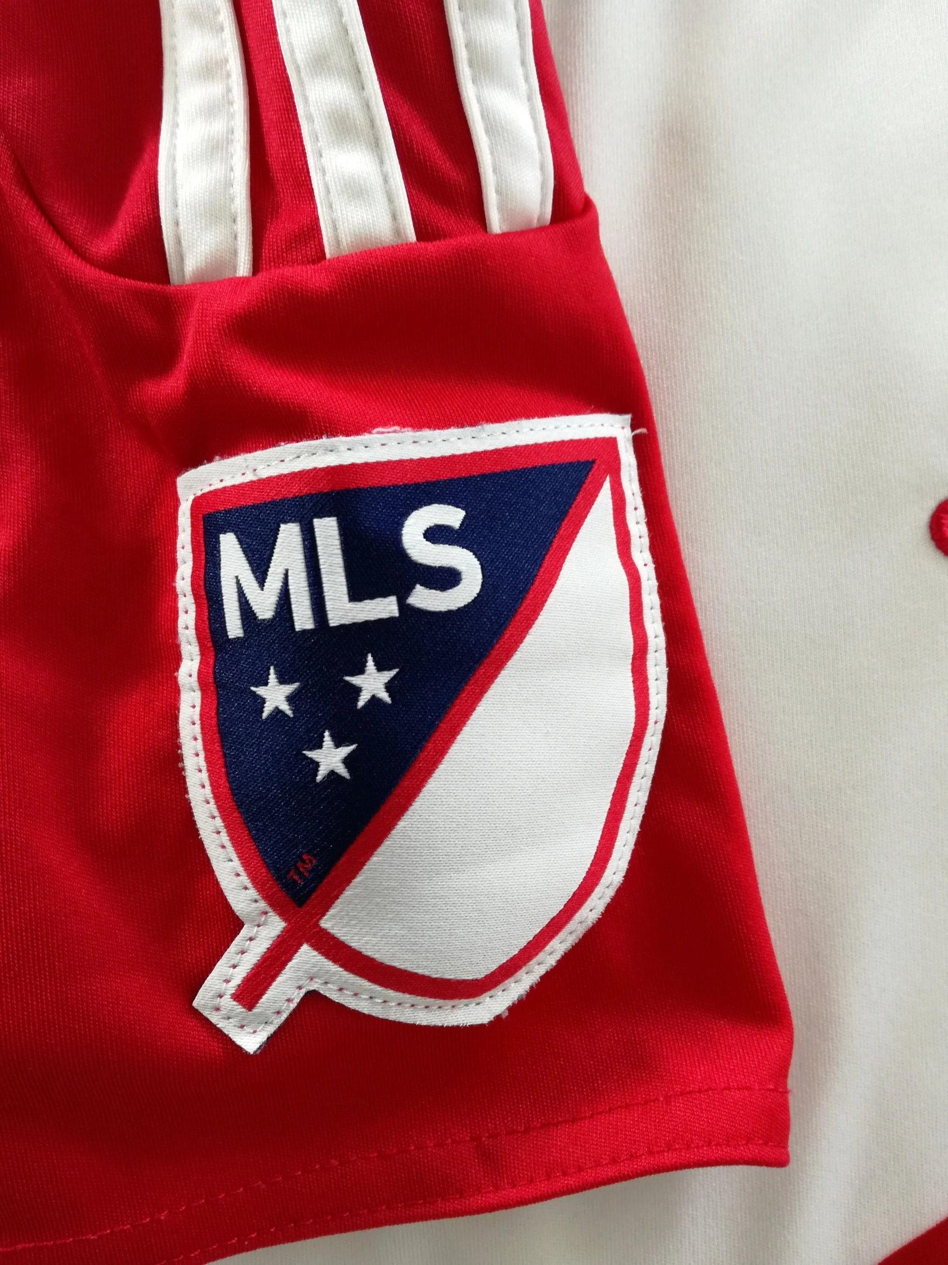 2015 New York Red Bulls Home MLS Football Shirt (M) - Image 4
