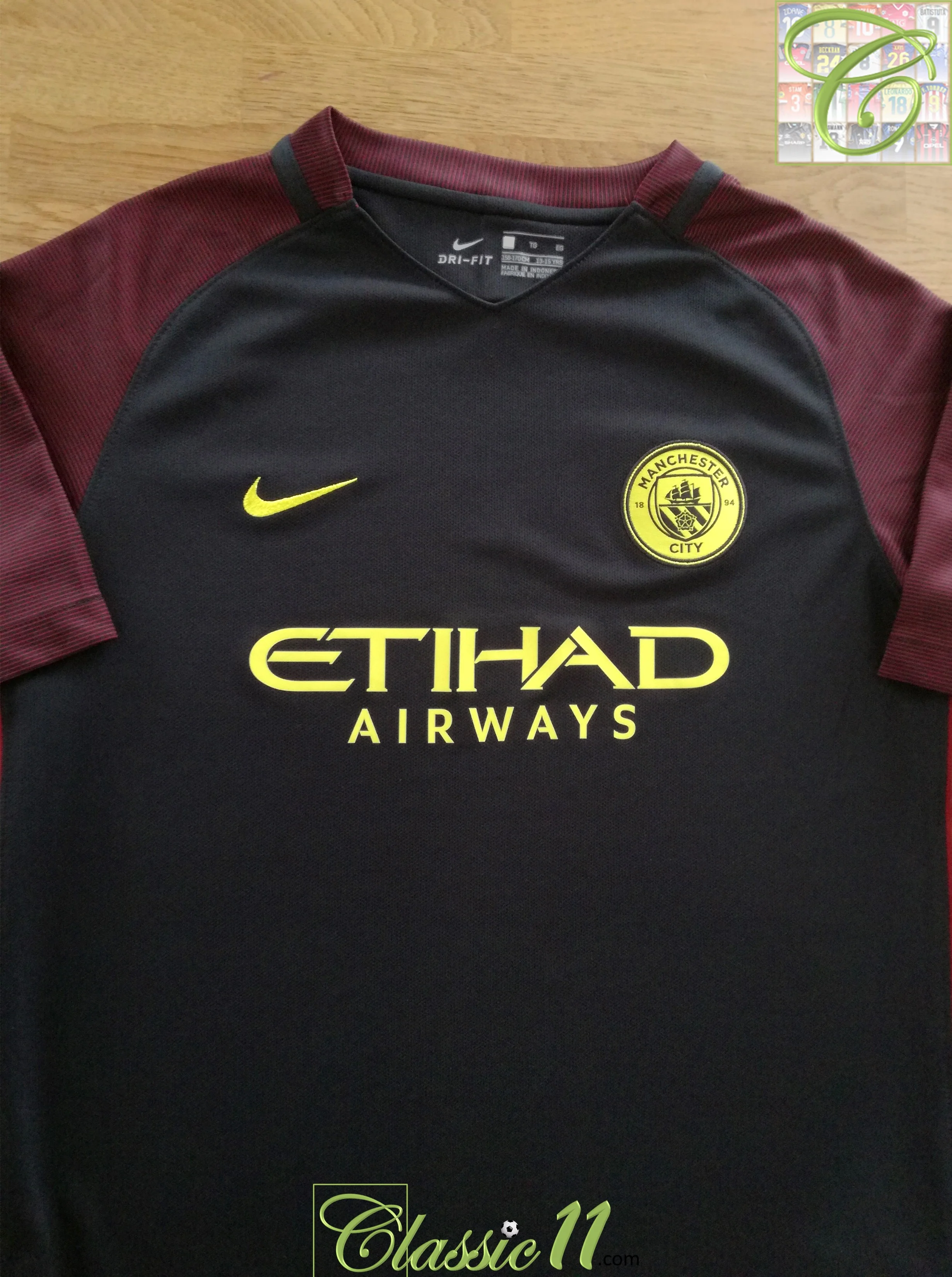 2016/17 Man City Away Football Shirt (S)