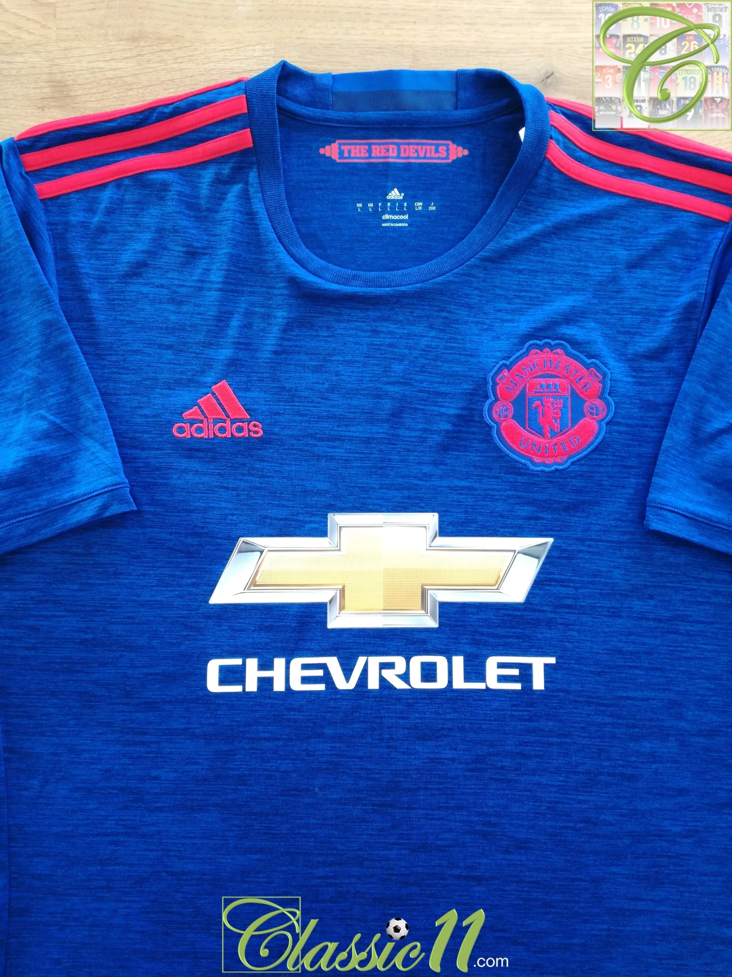 2016/17 Man Utd Away Football Shirt (XXL)