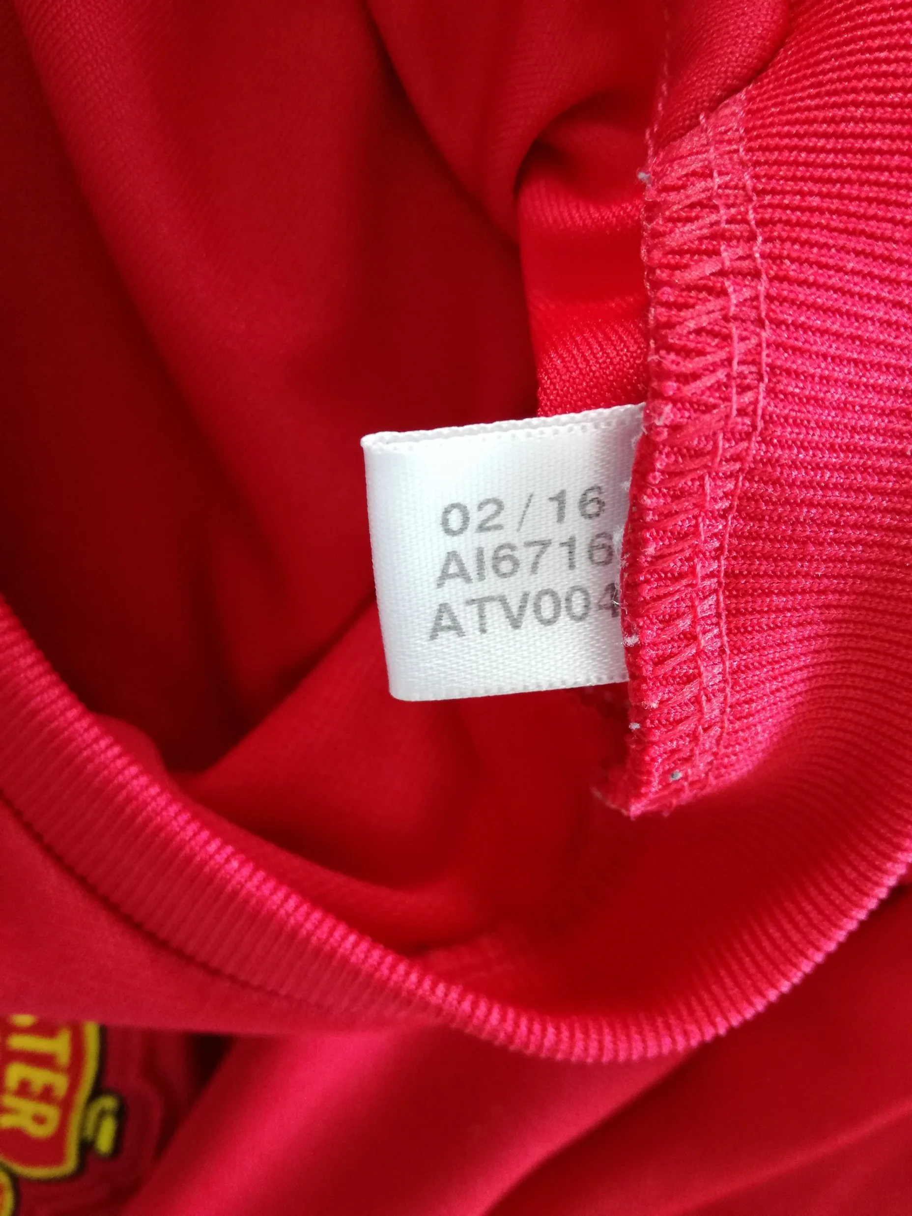 2016/17 Man Utd Home Football Shirt (Youth) - Image 6