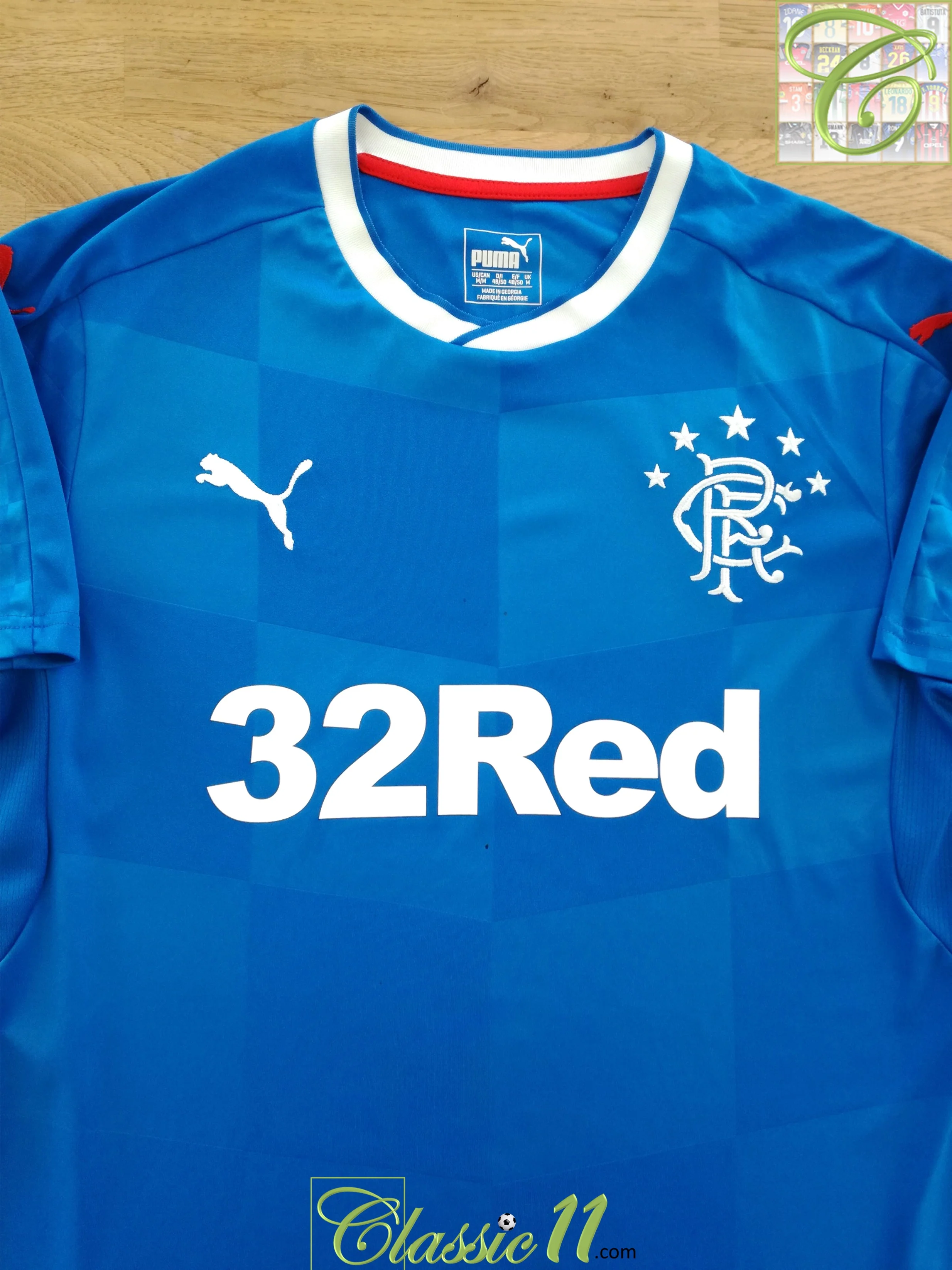 2016/17 Rangers Home Football Shirt (M)