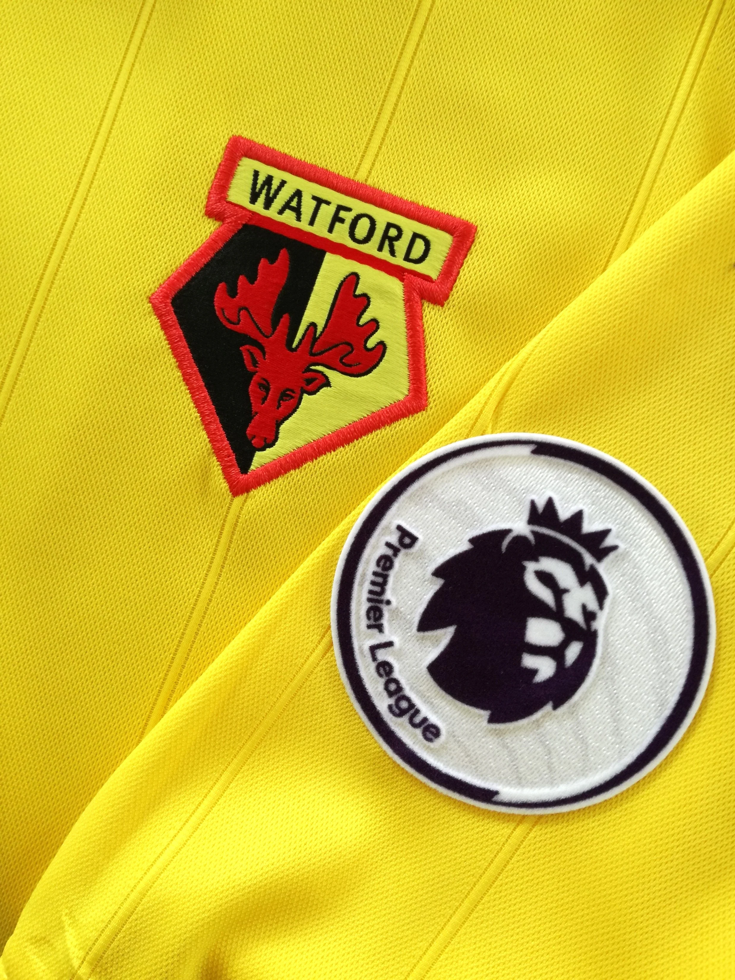 2016/17 Watford Home Premier League Football Shirt (XXL) - Image 6