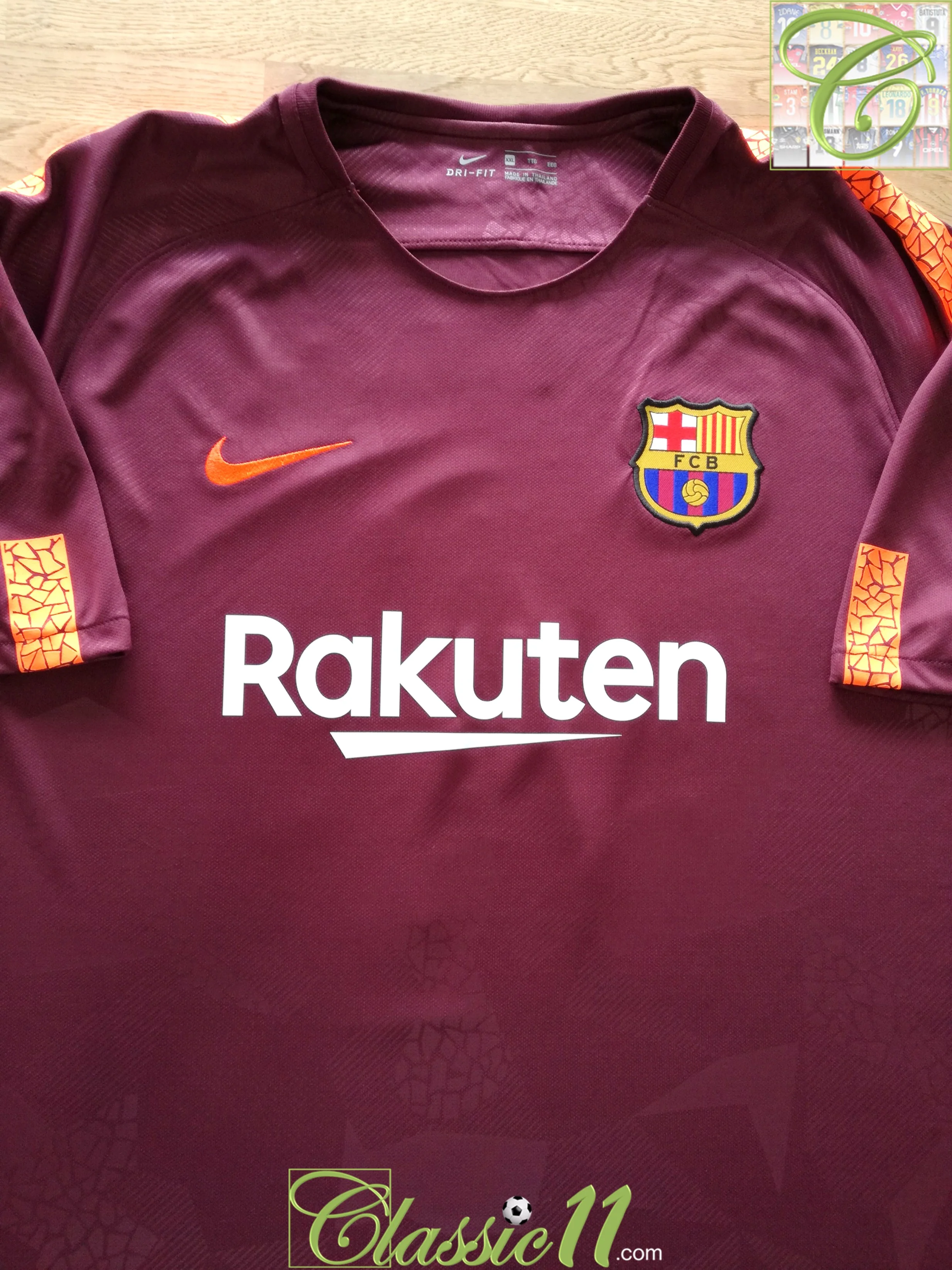 2017/18 Barcelona 3rd Football Shirt Coutinho #14 (XXL) - Image 5