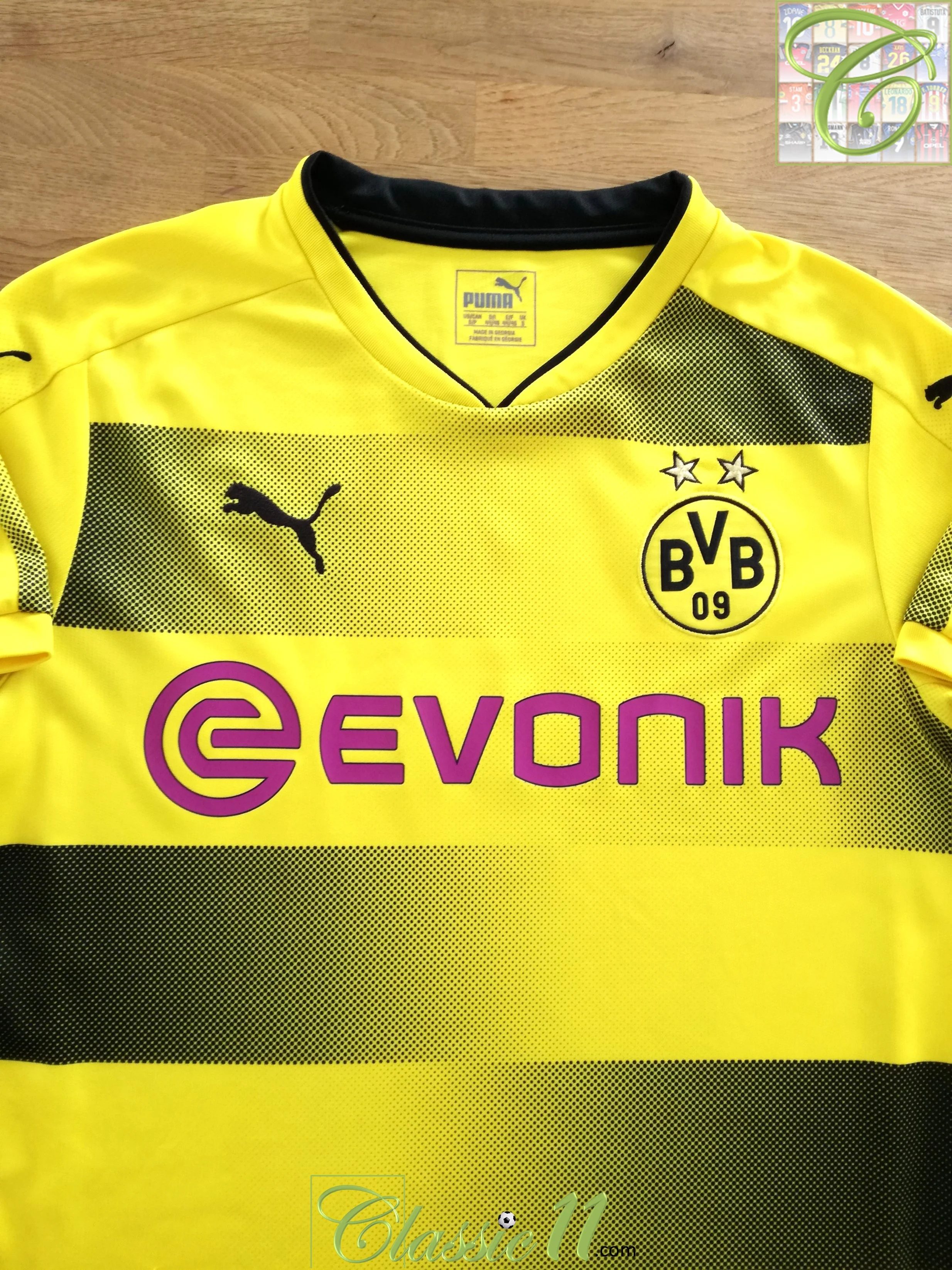 2017/18 Borussia Dortmund Home Football Shirt (S)