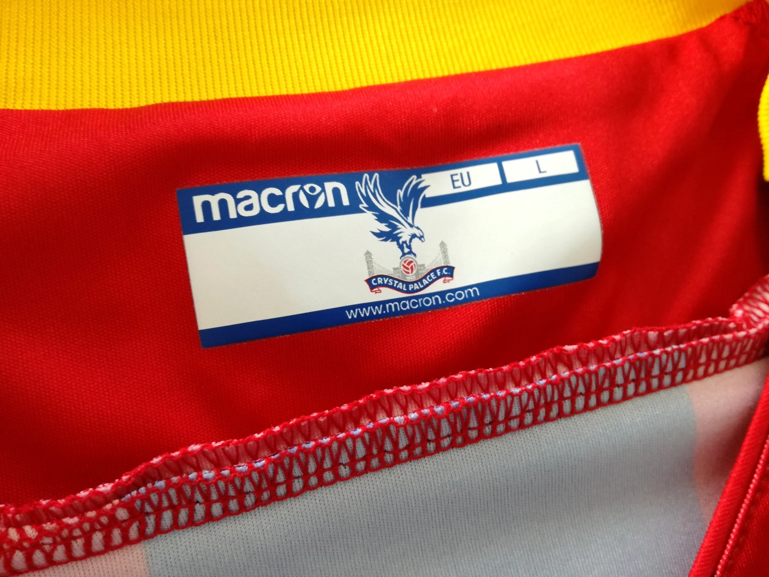 2017/18 Crystal Palace Academy Home Football Shirt #3 (L) - Image 3