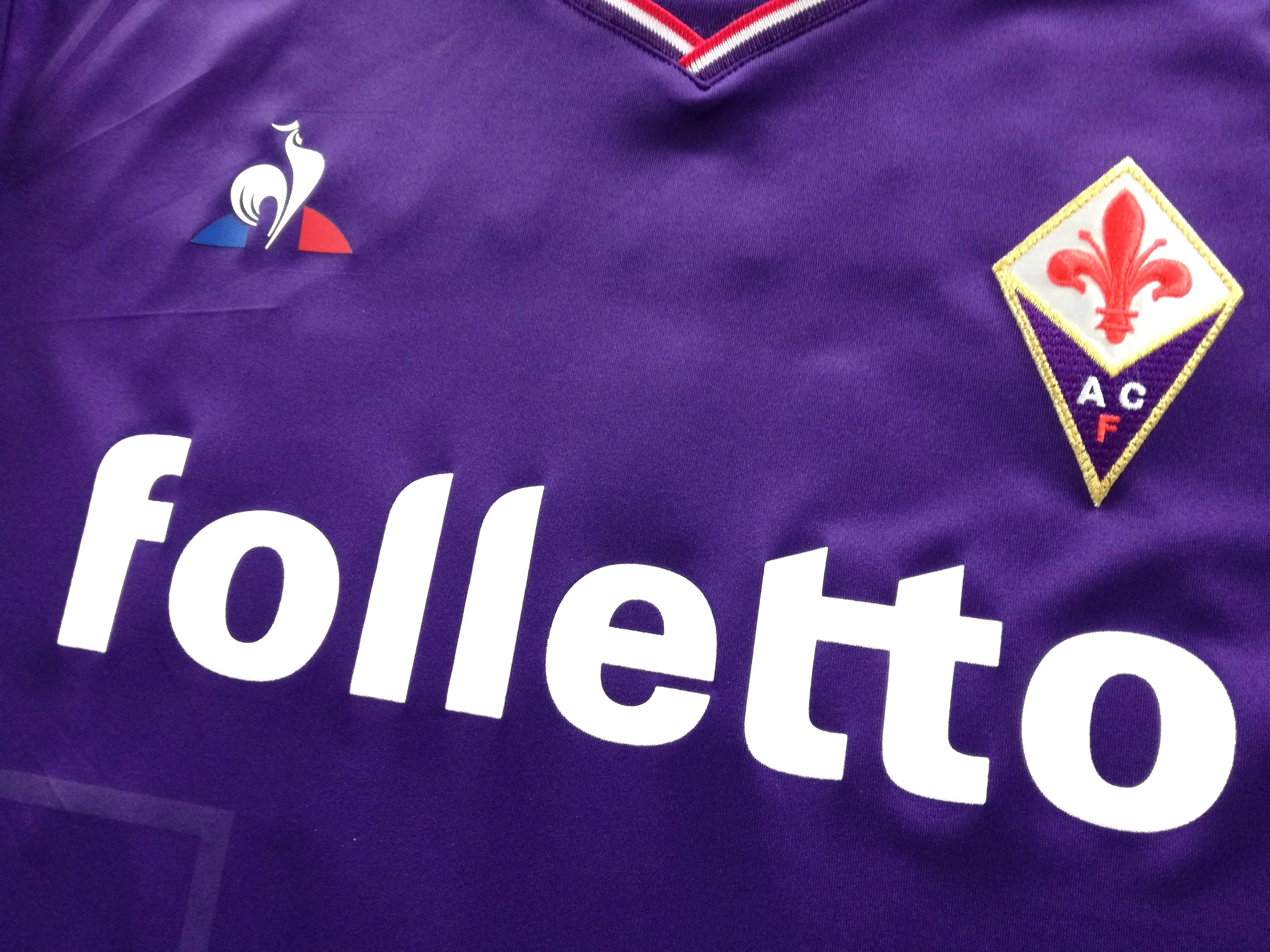 2017 Fiorentina Home Match Worn (vs Real Madrid) Football Shirt Veretout #17 (L) - Image 6