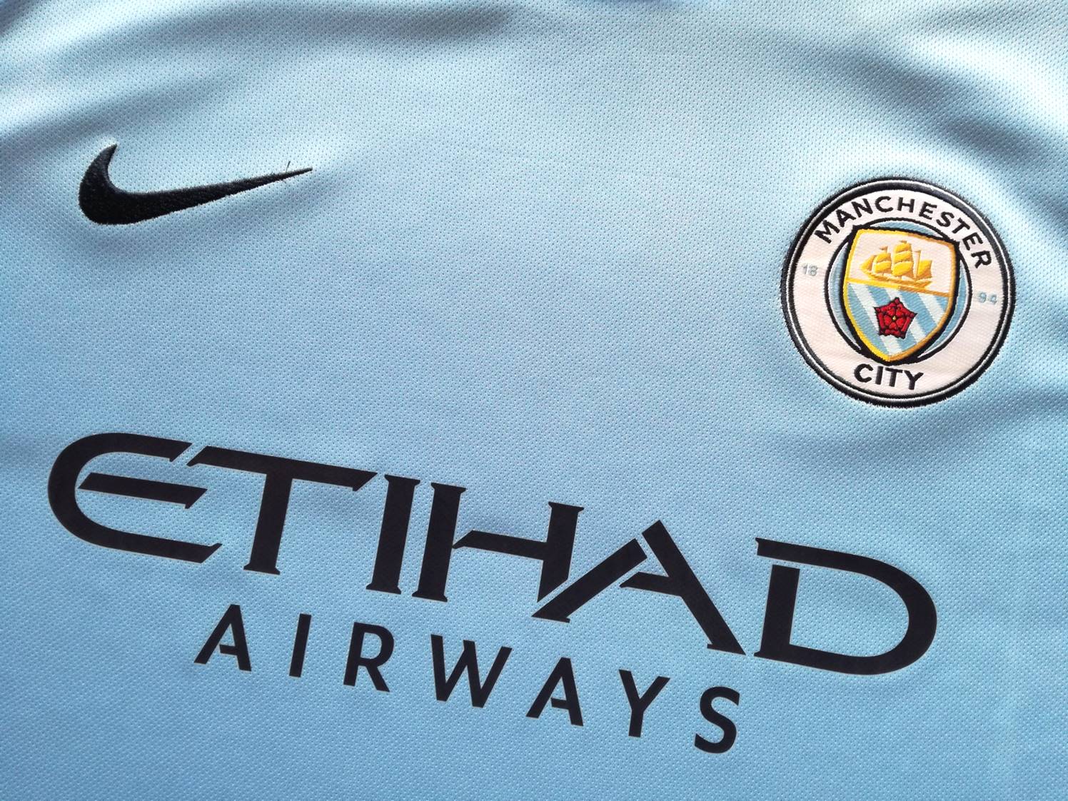 2017/18 Man City Home Football Shirt (Kids) - Image 3