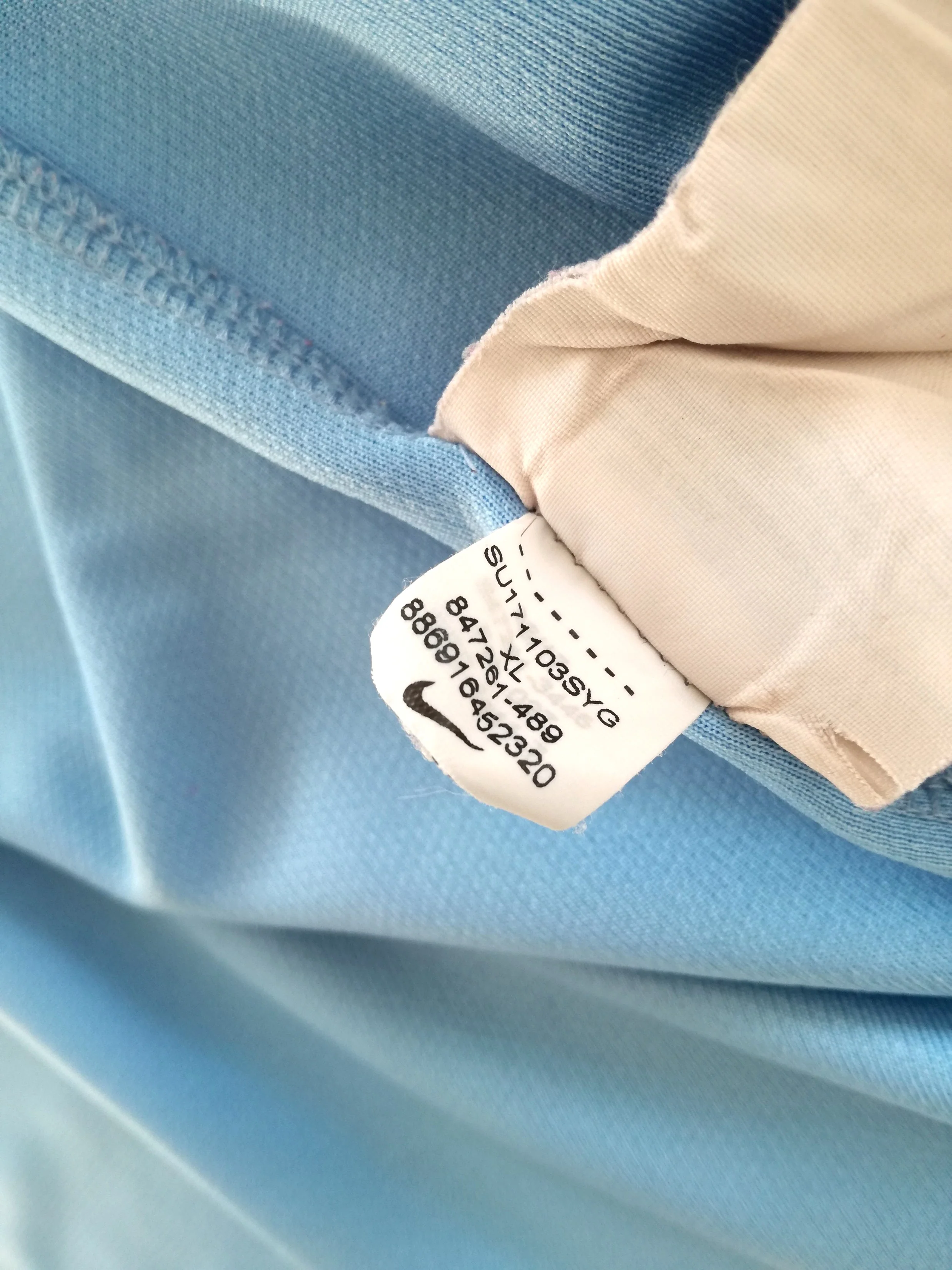 2017/18 Man City Home Football Shirt (XL) - Image 8