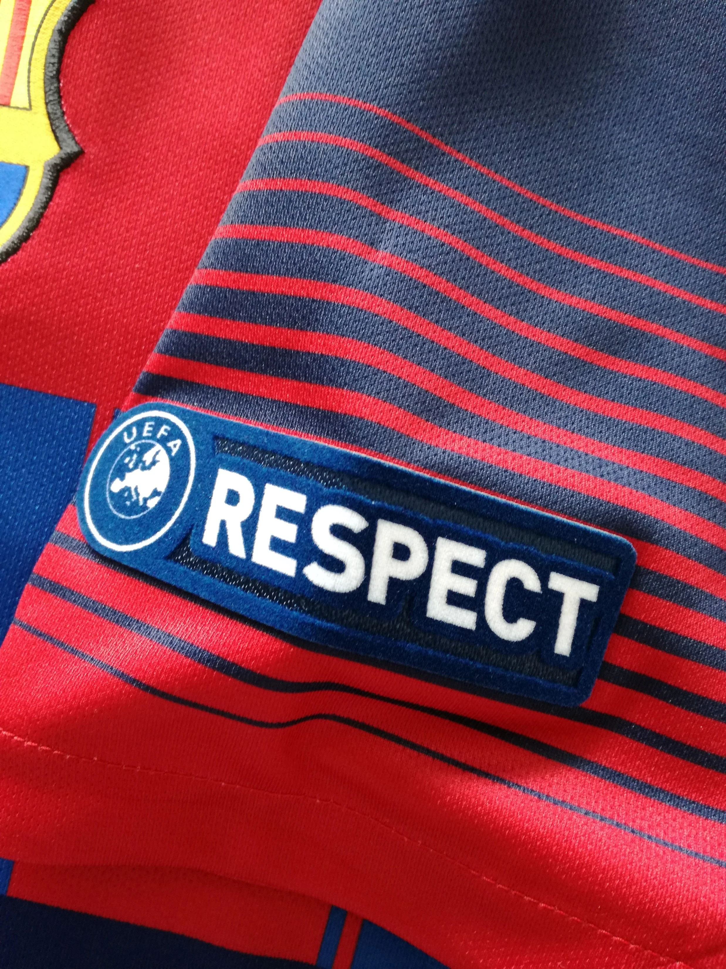 2018 Barcelona 'Mash-up' Football Shirt A. Iniesta #8 (M) *BNWT* - Image 8