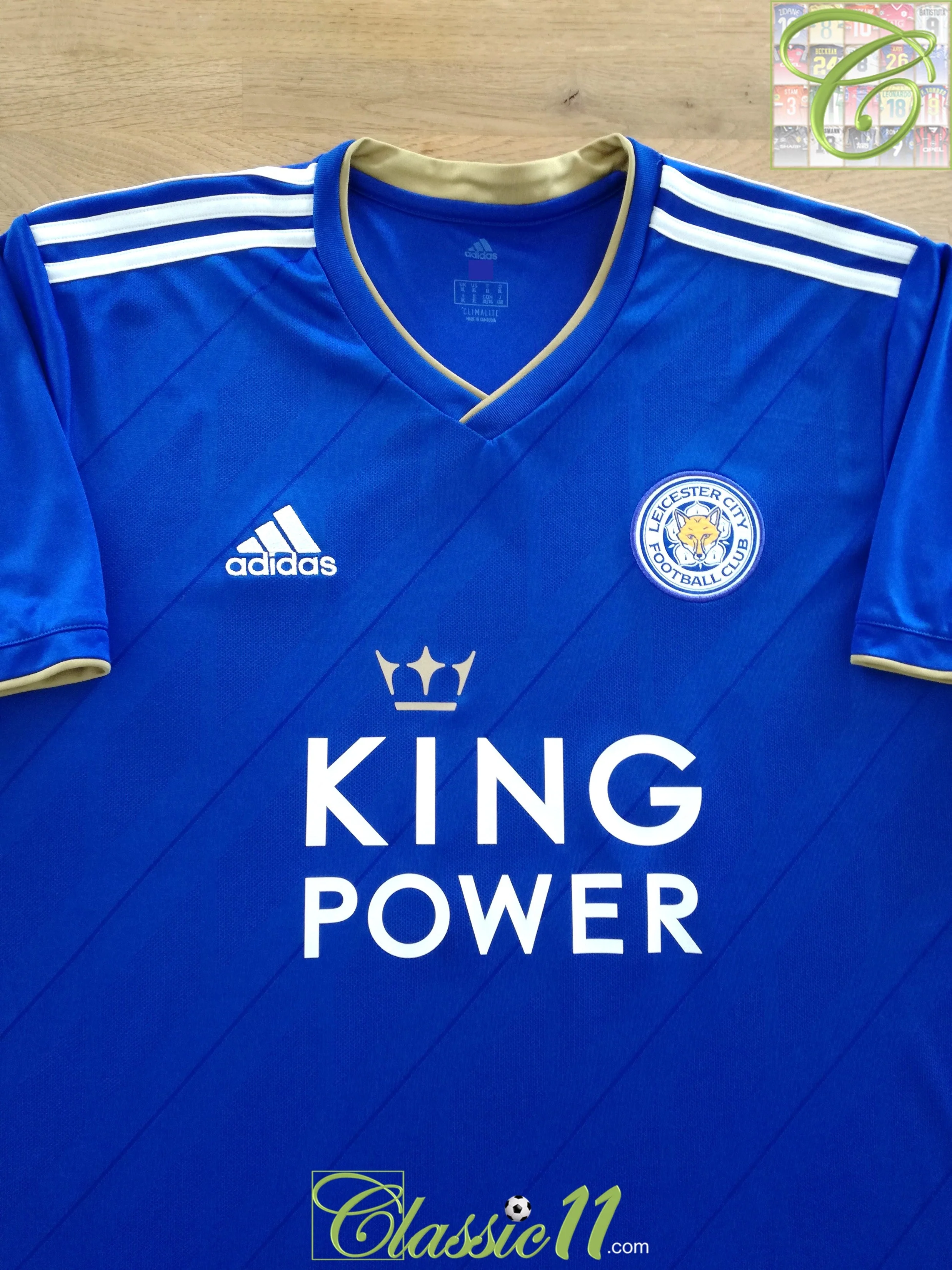 2018/19 Leicester City Home Football Shirt (XL)