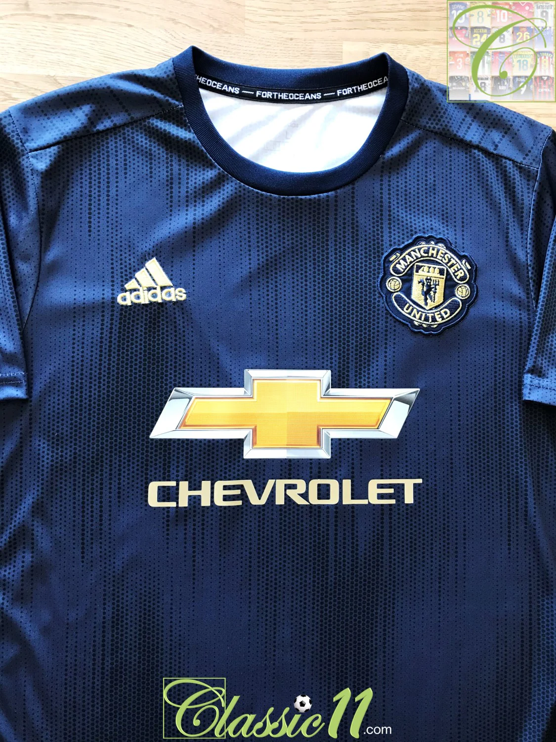 2018/19 Man Utd 3rd Premier League Football Shirt Lukaku #9 (S) - Image 7