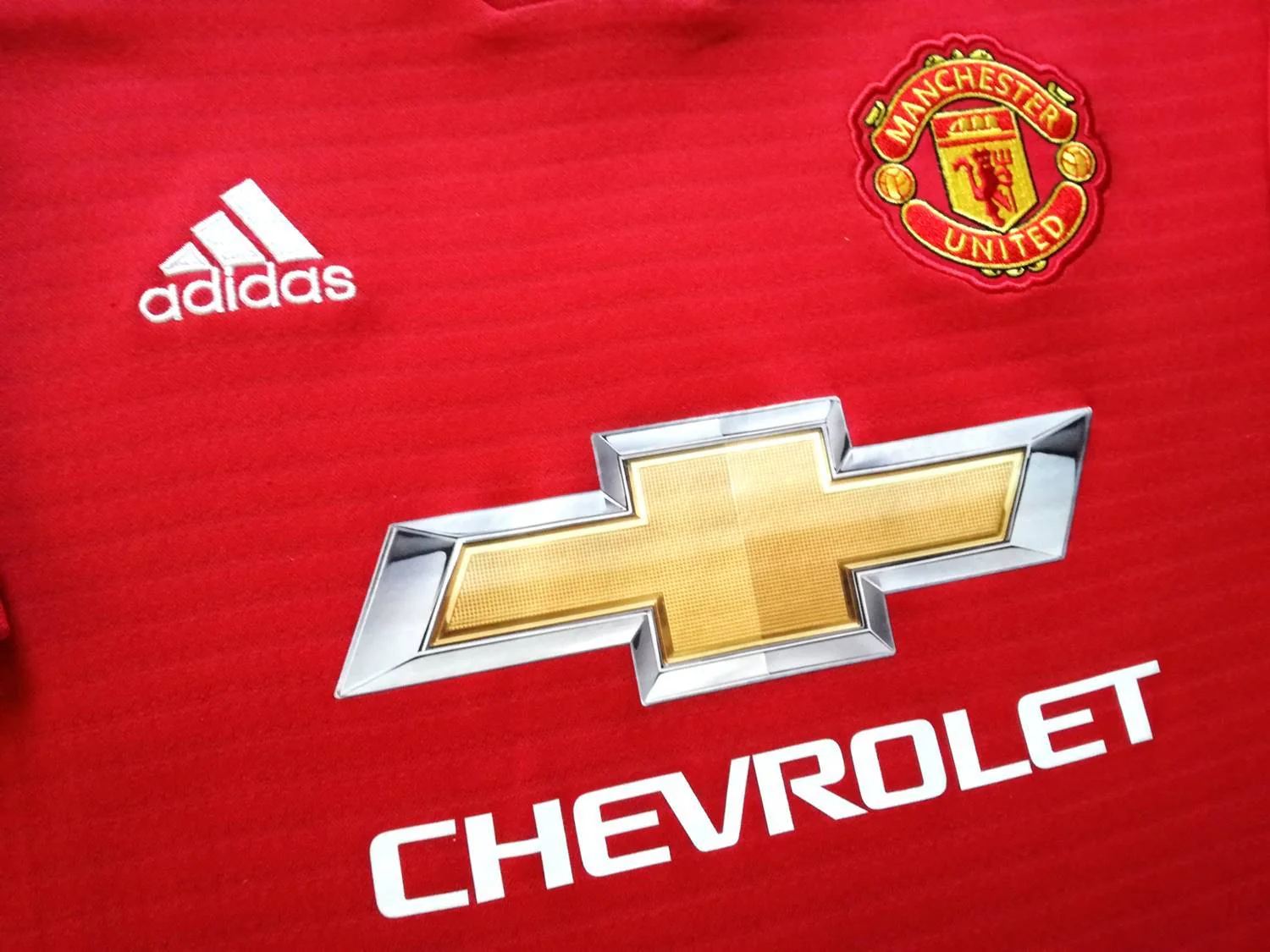 2018/19 Man Utd Home Football Shirt (L) - Image 2