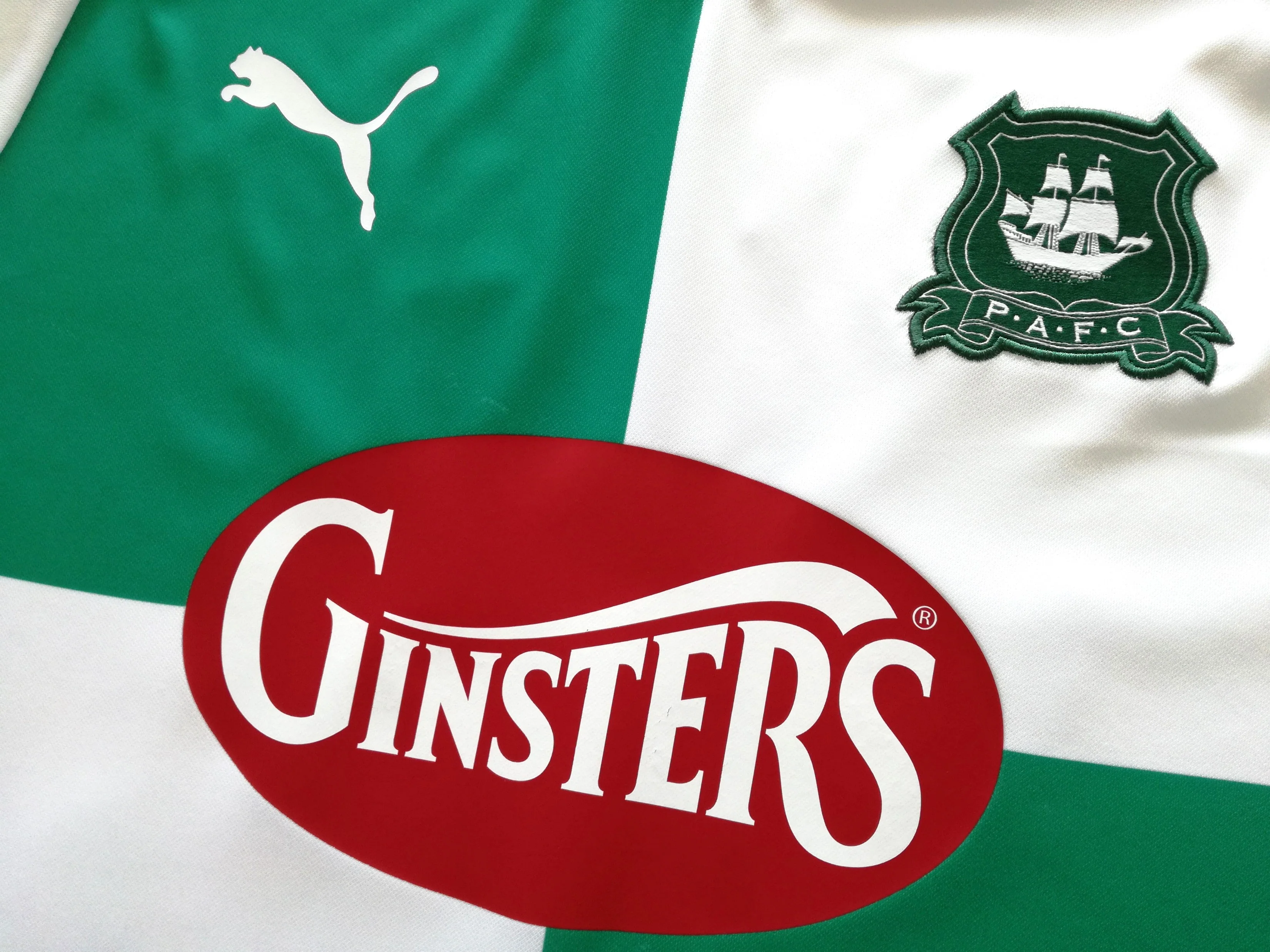2018/19 Plymouth Argyle Away League One Match Issue Football Shirt Grant #16 (M) - Image 6