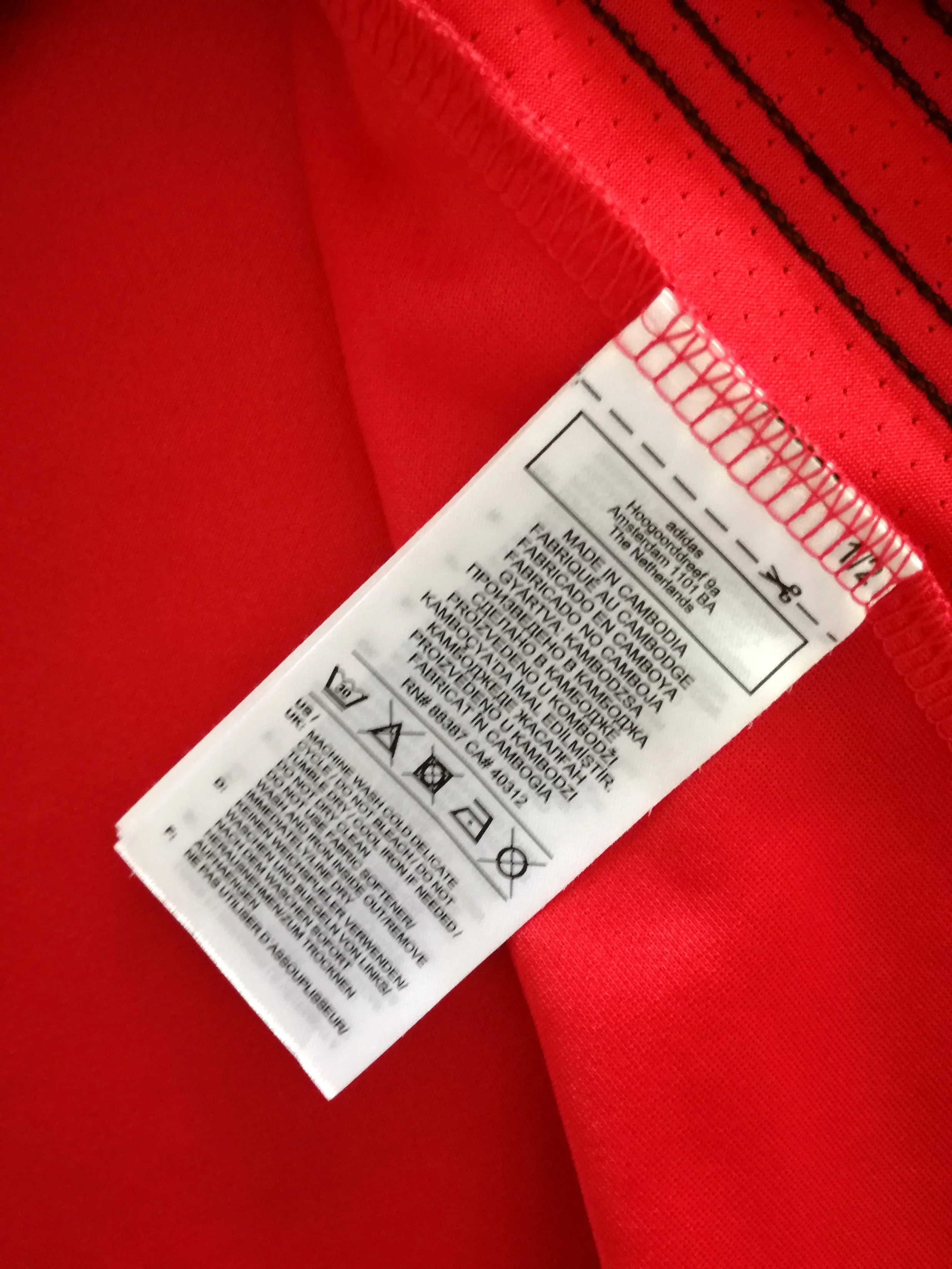 2019/20 Belgium Home Football Shirt (S) - Image 6