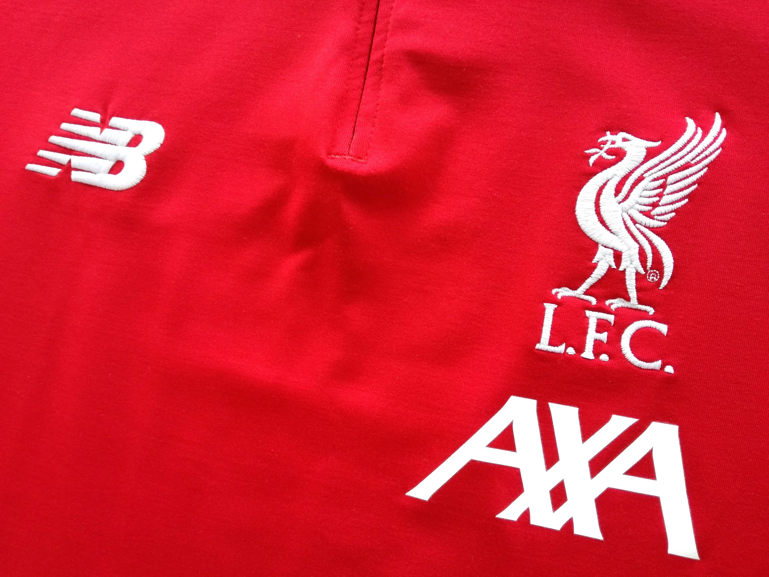 2019/20 Liverpool Zip Training Top - Red (L) - Image 3