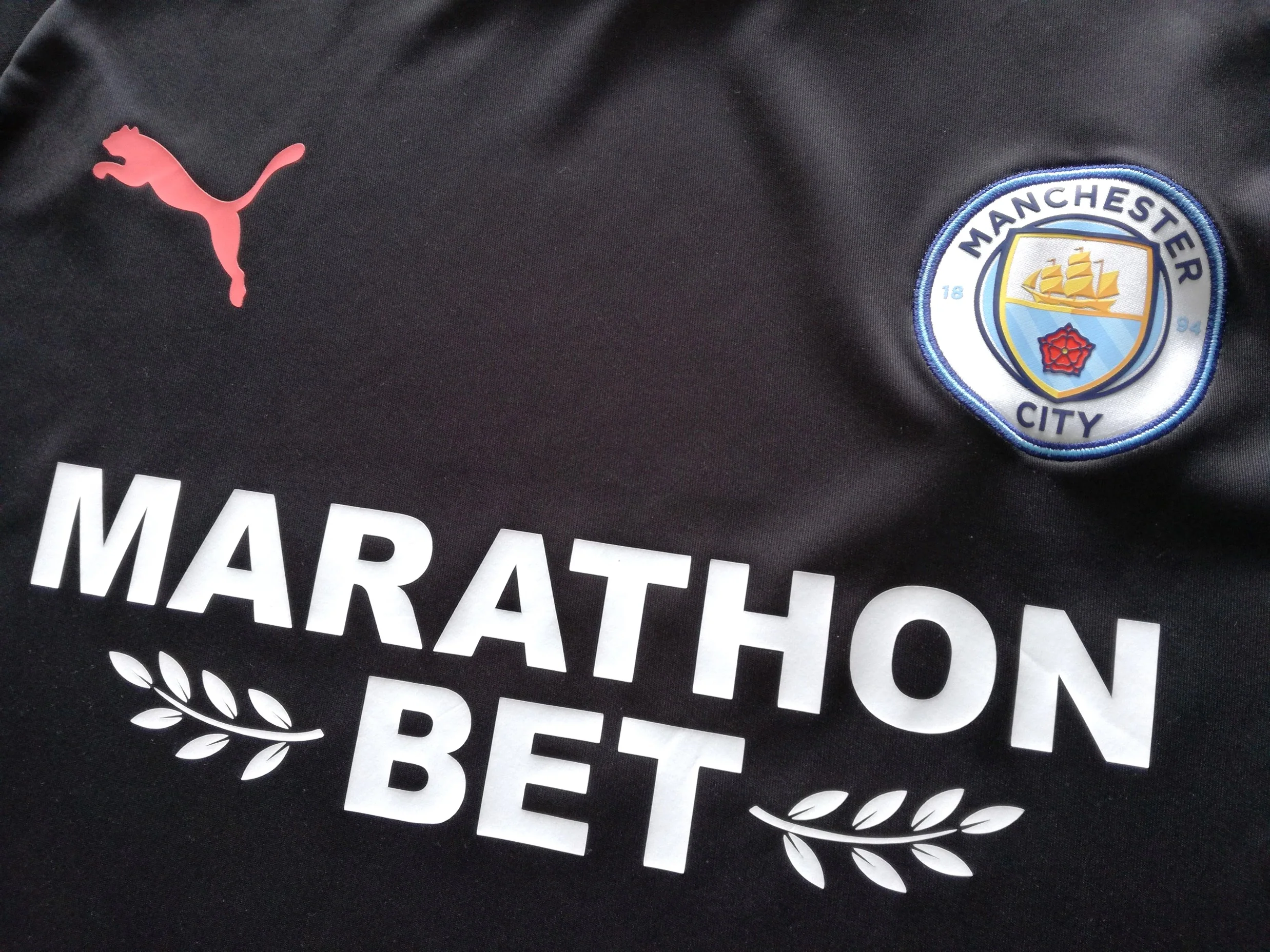2019/20 Man City Stadium Player Issue Football Shirt (L) - Image 3