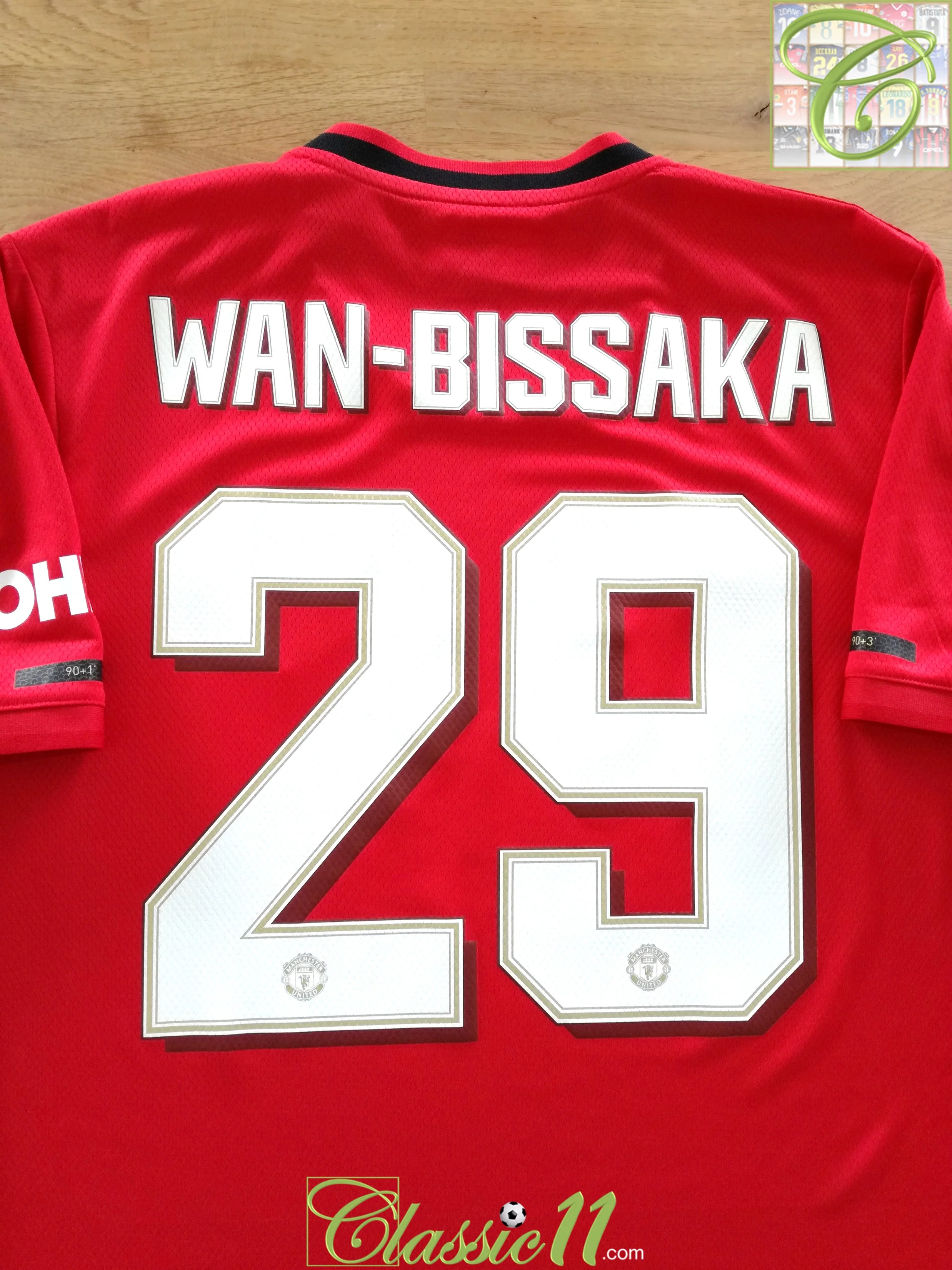 2019/20 Man Utd Home Football Shirt Wan-Bissaka #29 (L) *BNWT*