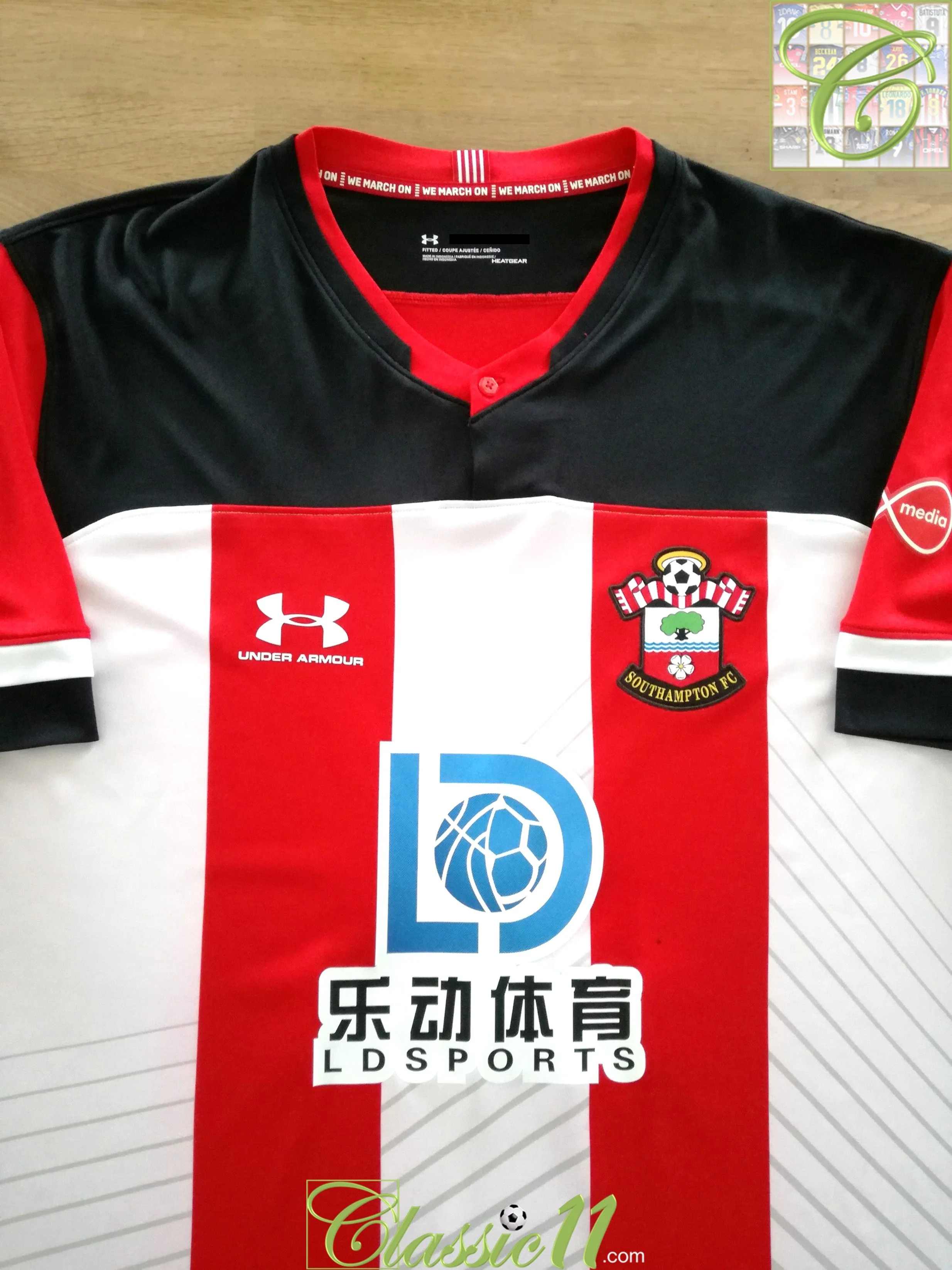 2019/20 Southampton Home Premier League Football Shirt #10 (M) - Image 2
