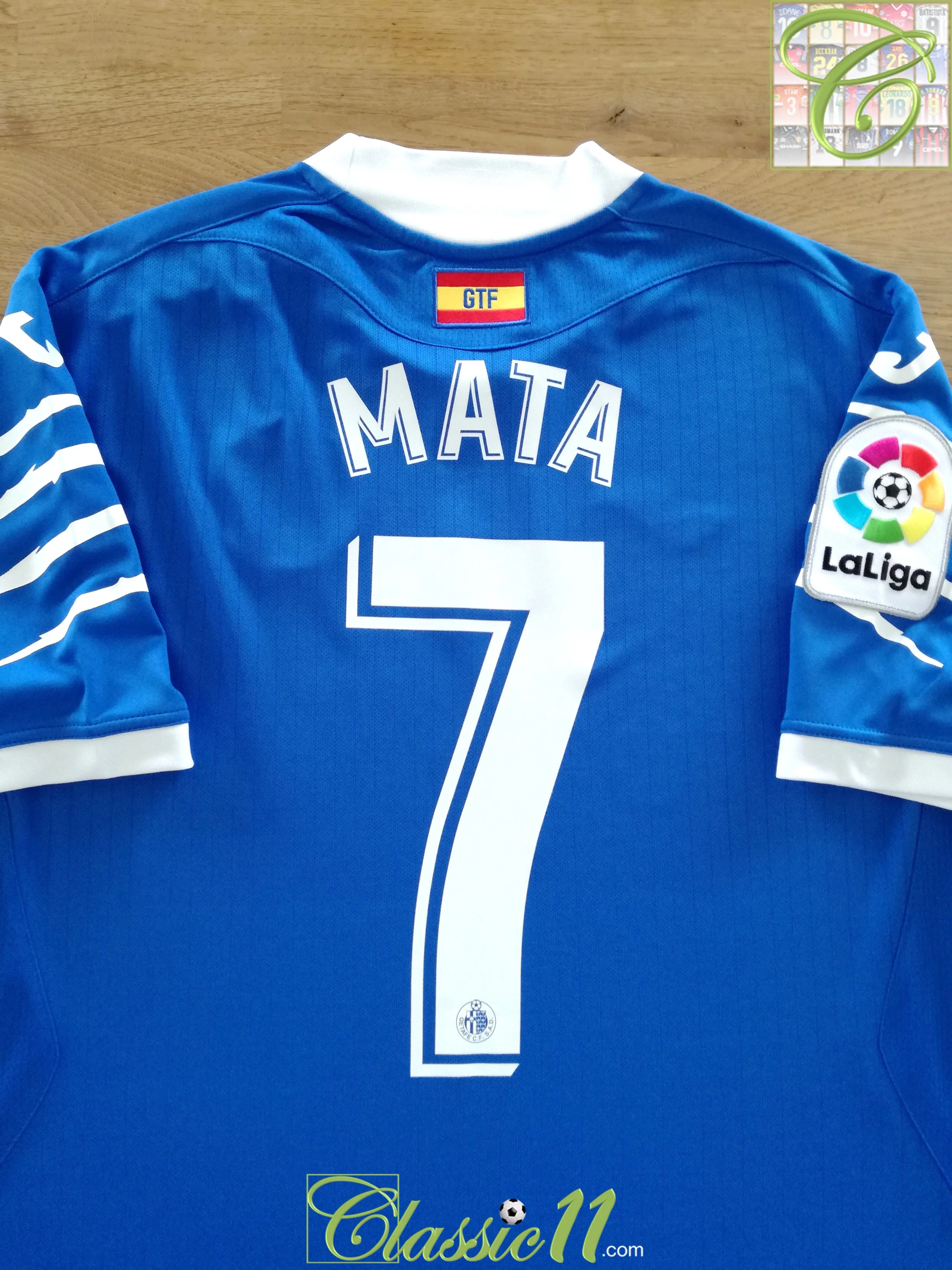 2019/20 Getafe Home La Liga Football Shirt Mata #7 (XL) *BNWT*