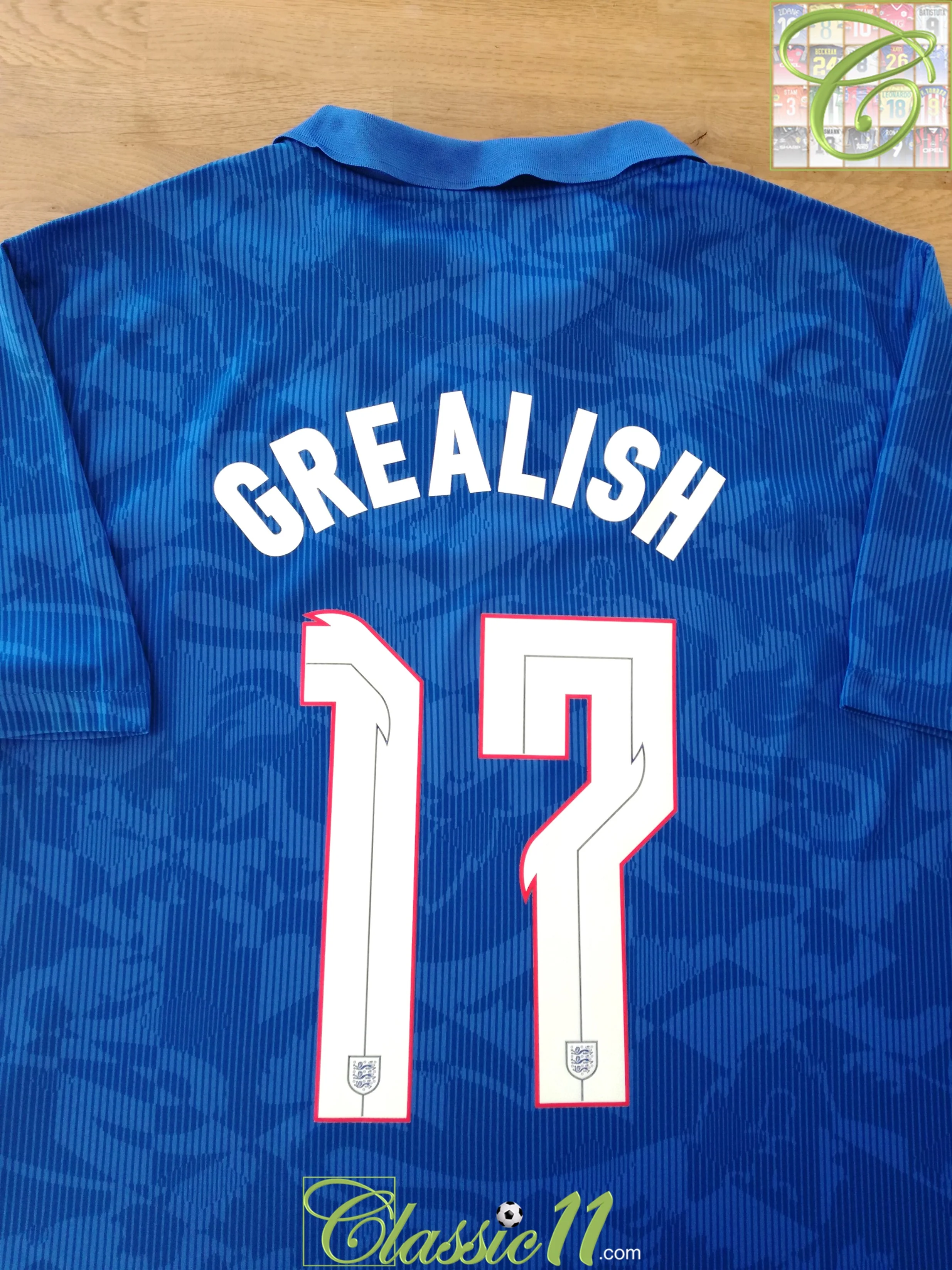 2020/21 England Away Football Shirt Grealish #17 (3XL)