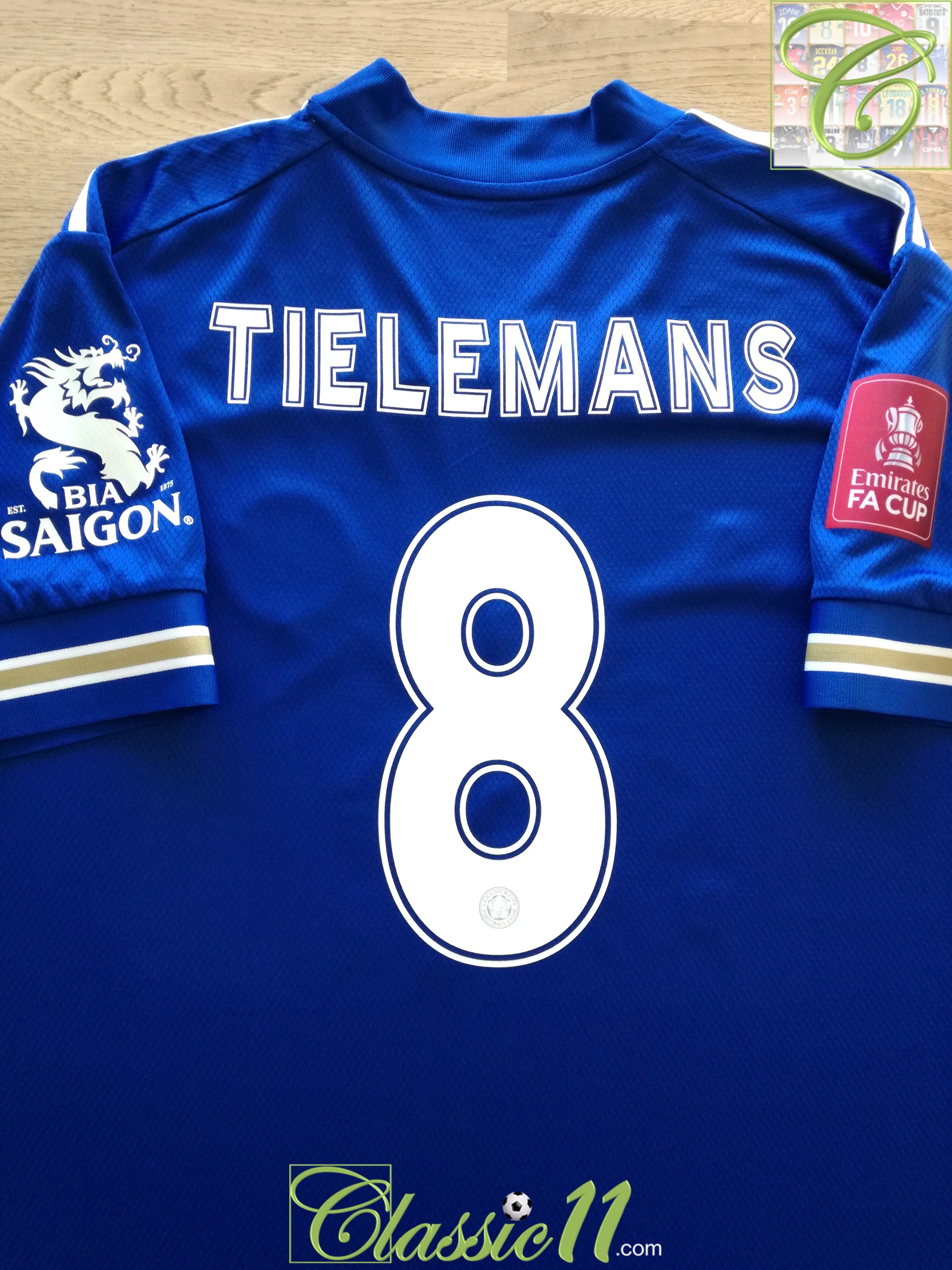 2020/21 Leicester City Home FA Cup Football Shirt Tielemans #8 (XXL) *BNWT*