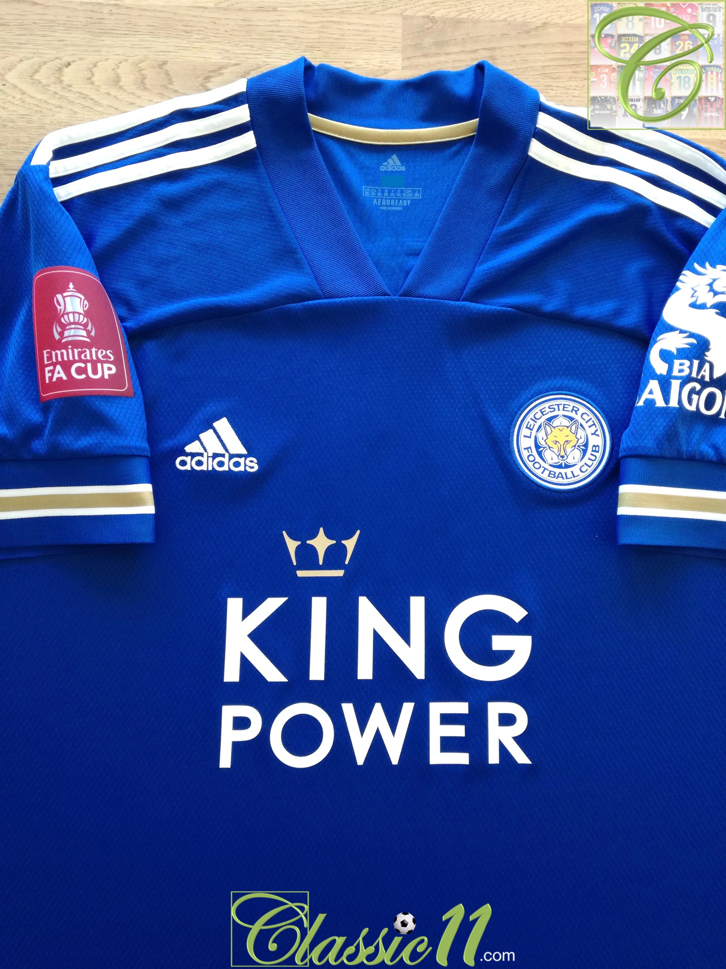 2020/21 Leicester City Home FA Cup Football Shirt Tielemans #8 (XXL) *BNWT* - Image 2