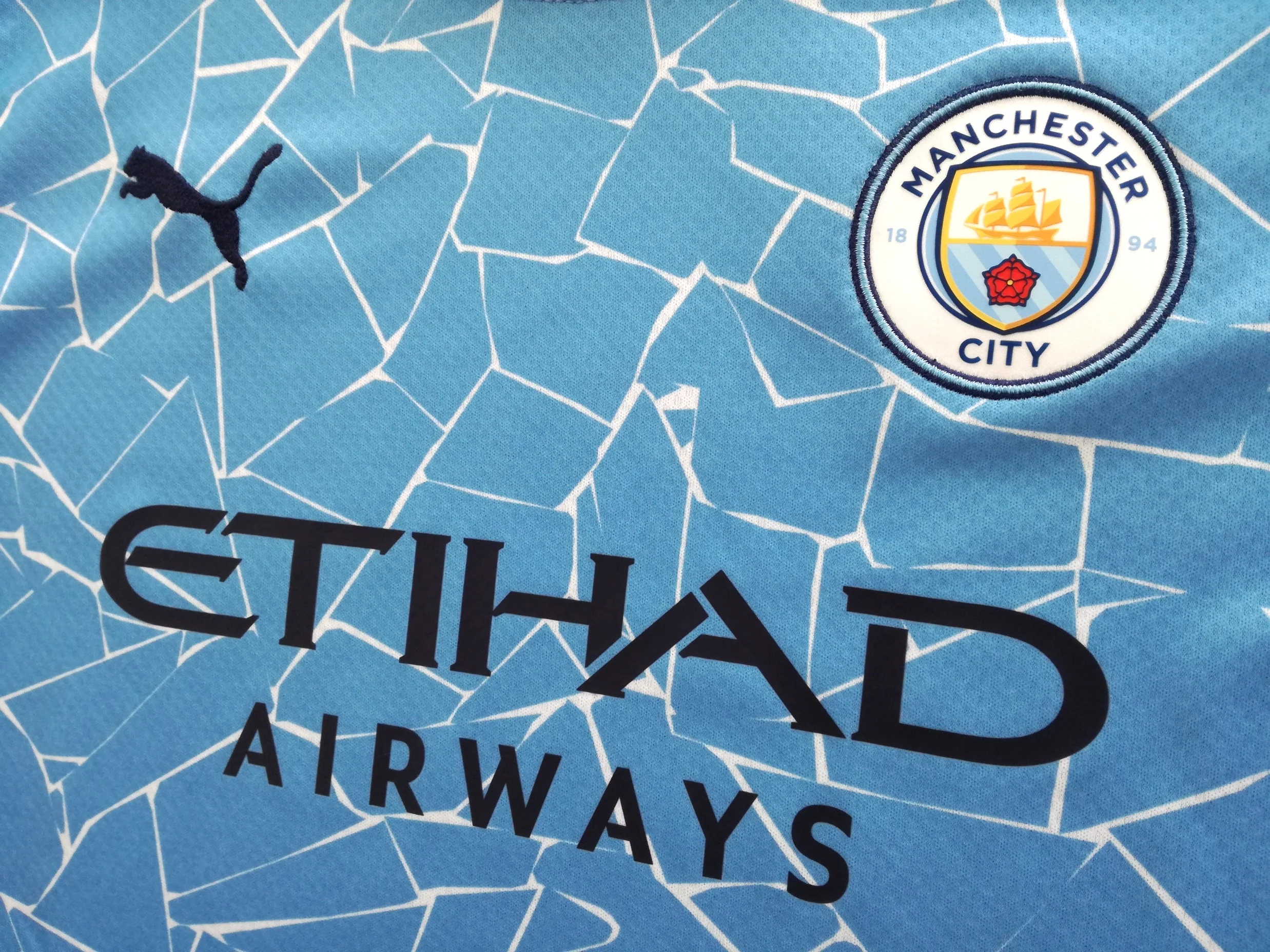 2020/21 Man City Home Football Shirt. (Kids) (Age 11) *BNIB* - Image 4