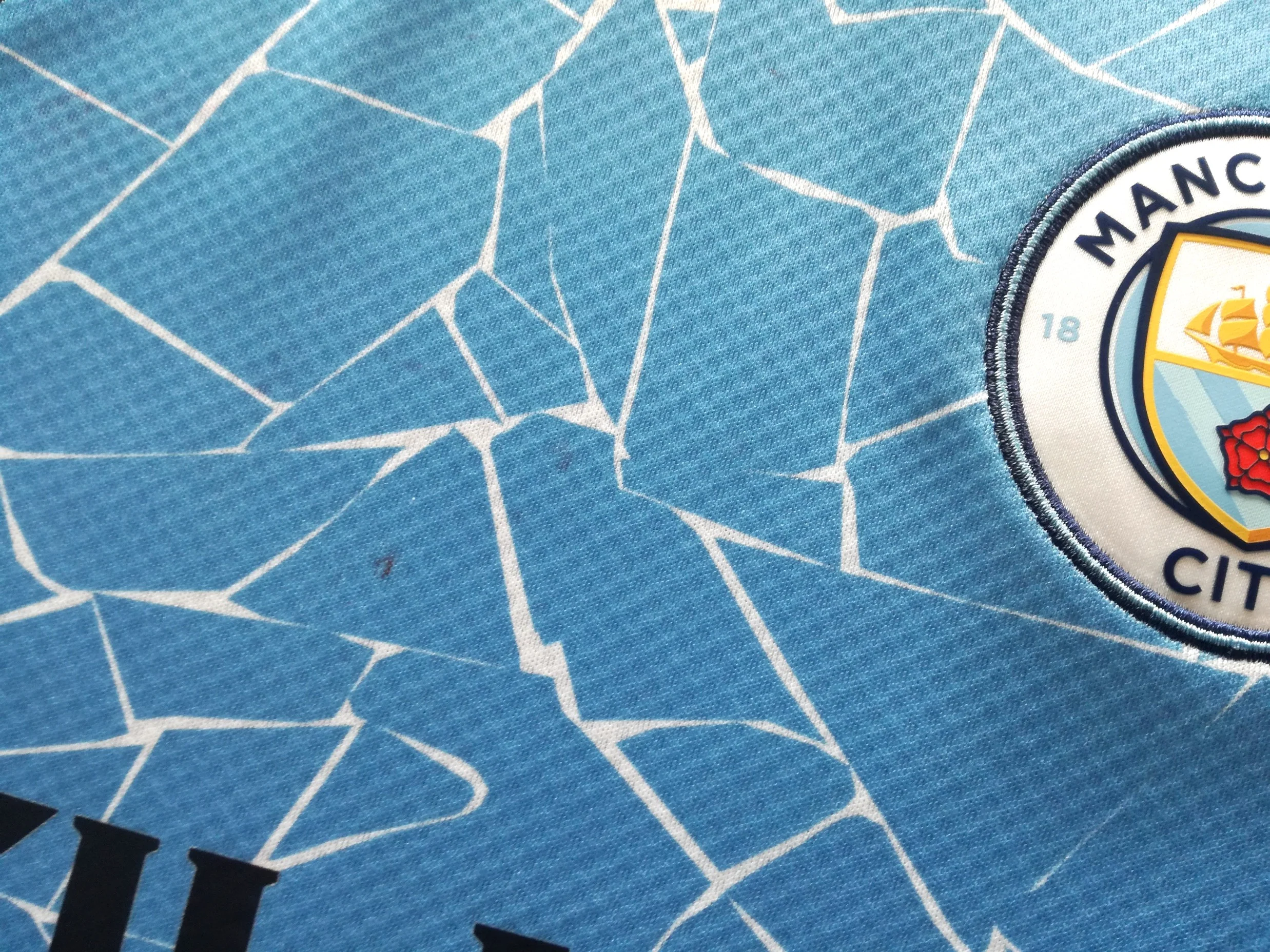2020/21 Man City Home Football Shirt (S) - Image 3