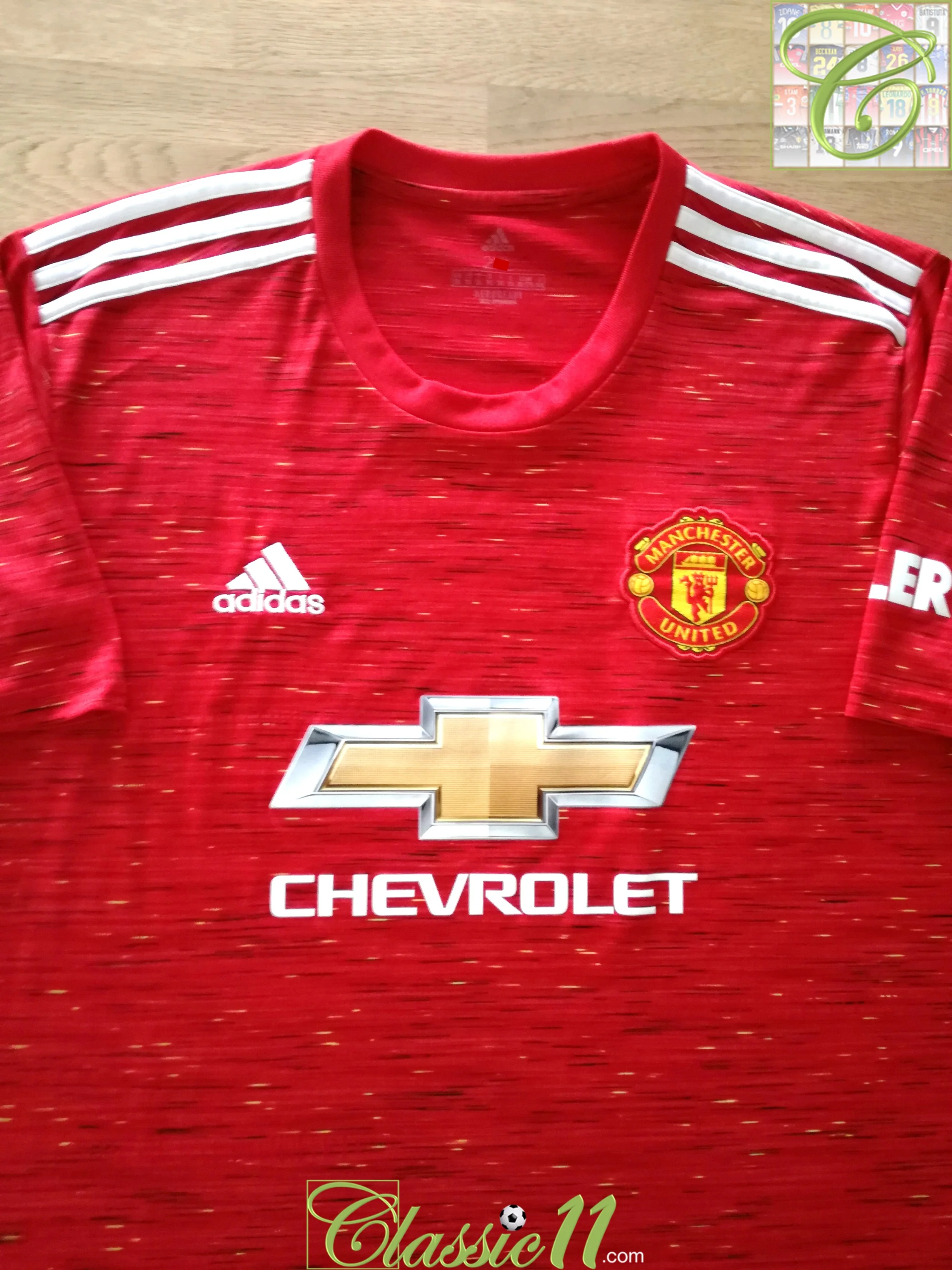 2020/21 Man Utd Home Premier League Football Shirt B.Fernandes #18 (M) - Image 6