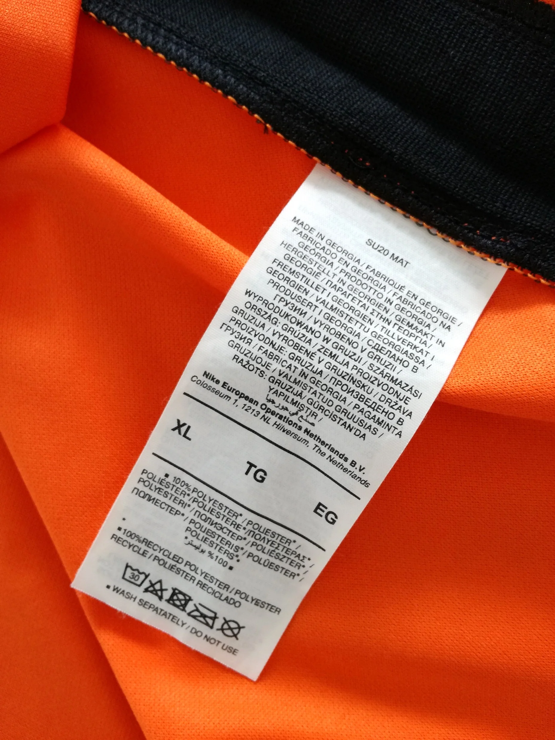 2020/21 Netherlands Home Football Shirt (XL) - Image 6