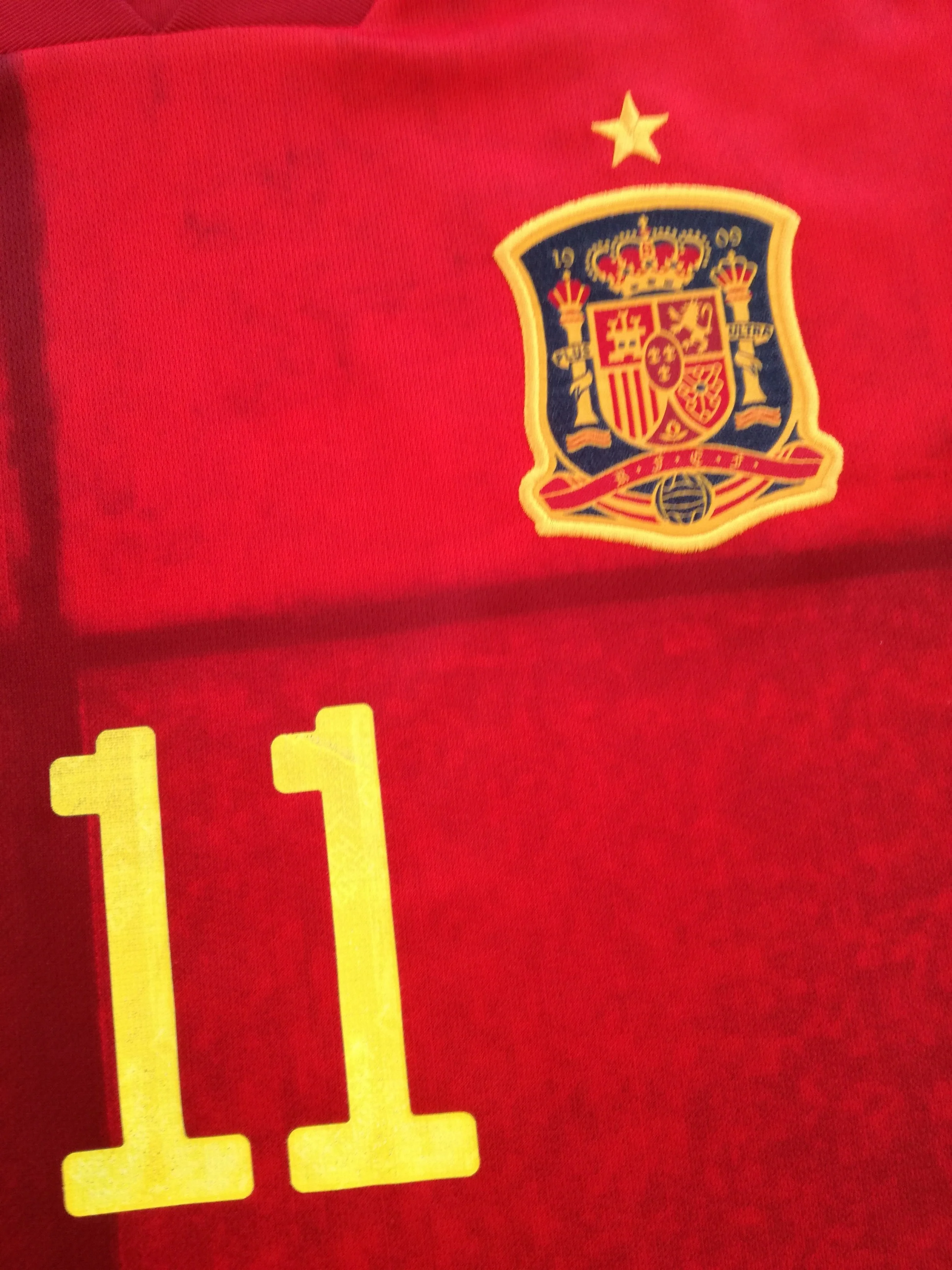 2020 Spain Home European Championship Football Shirt Ferran #11 (L) - Image 8