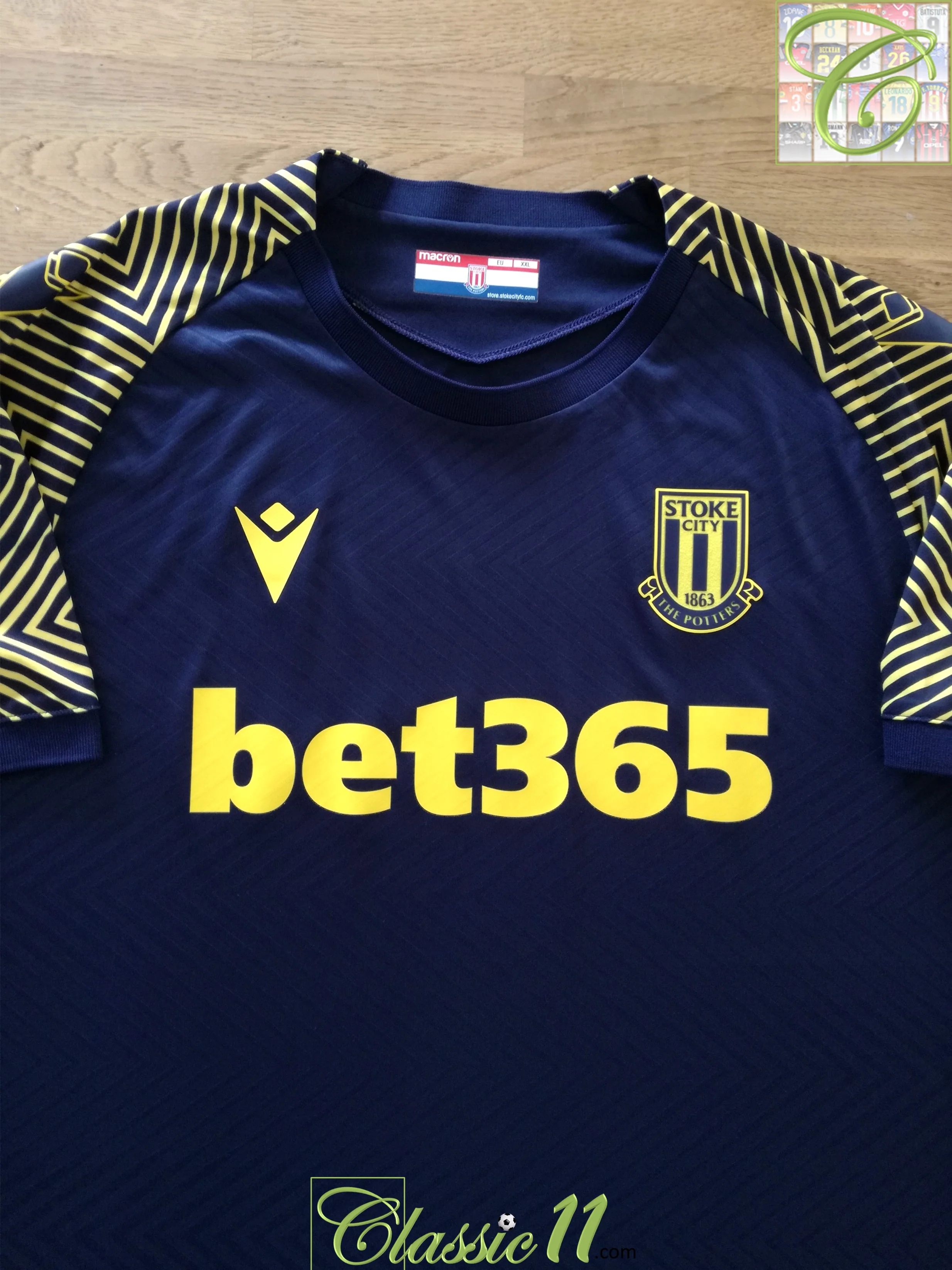 2020/21 Stoke City Away Football Shirt (XXL)