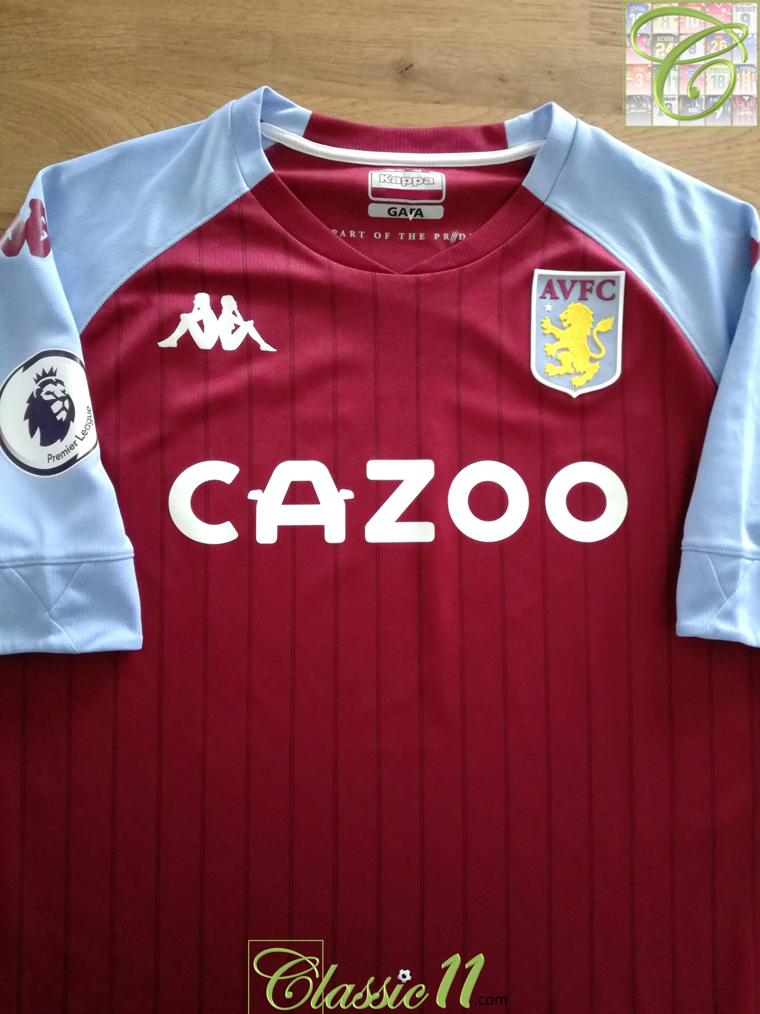 2020/21 Aston Villa Home Premier League Football Shirt (3XL)
