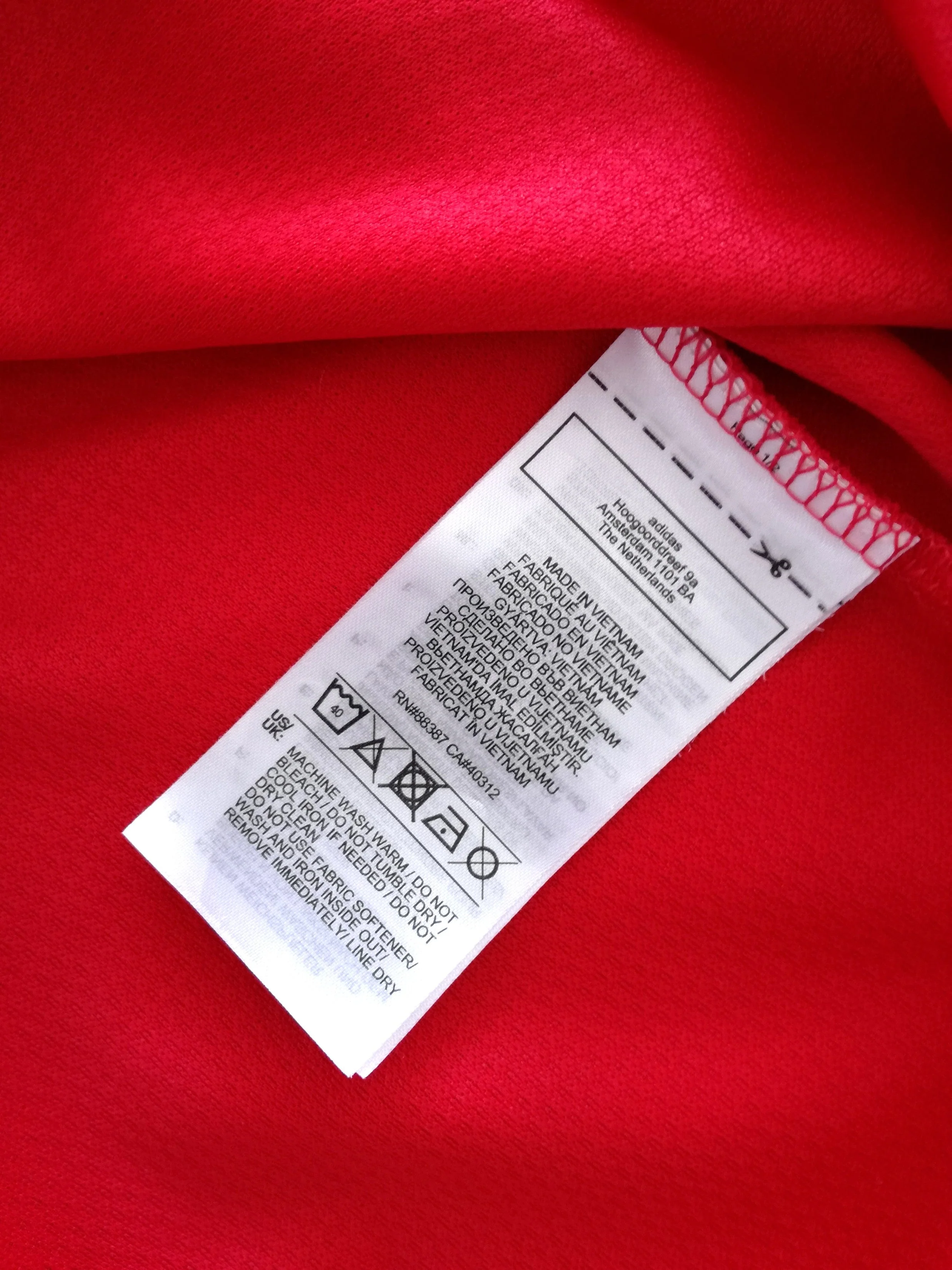2021/22 Man Utd Home Football Shirt (L) - Image 8