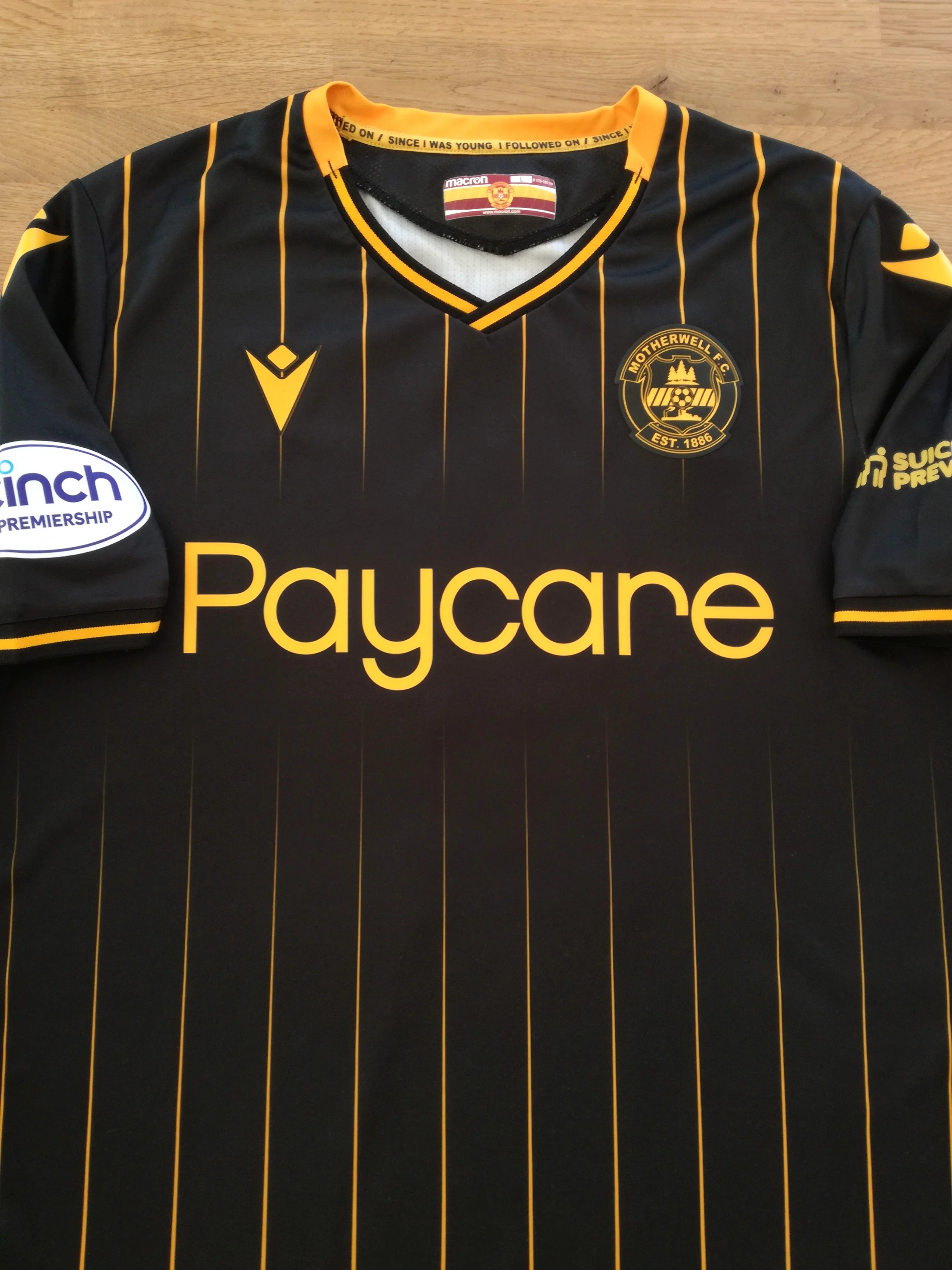 2021/22 Motherwell Away Premiership Football Shirt O'Donnell #2 (L) - Image 2