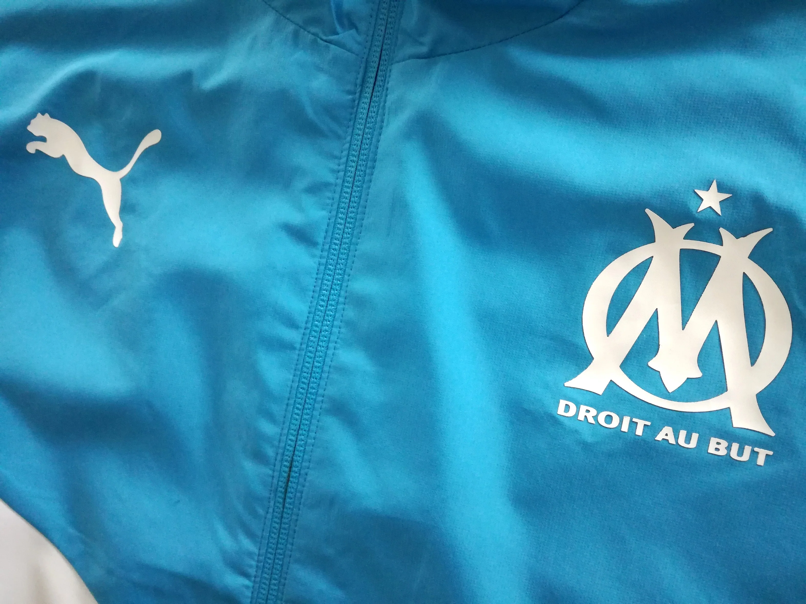 2021/22 Olympique Marseille Pre-Match Jacket (XXL) - Image 3