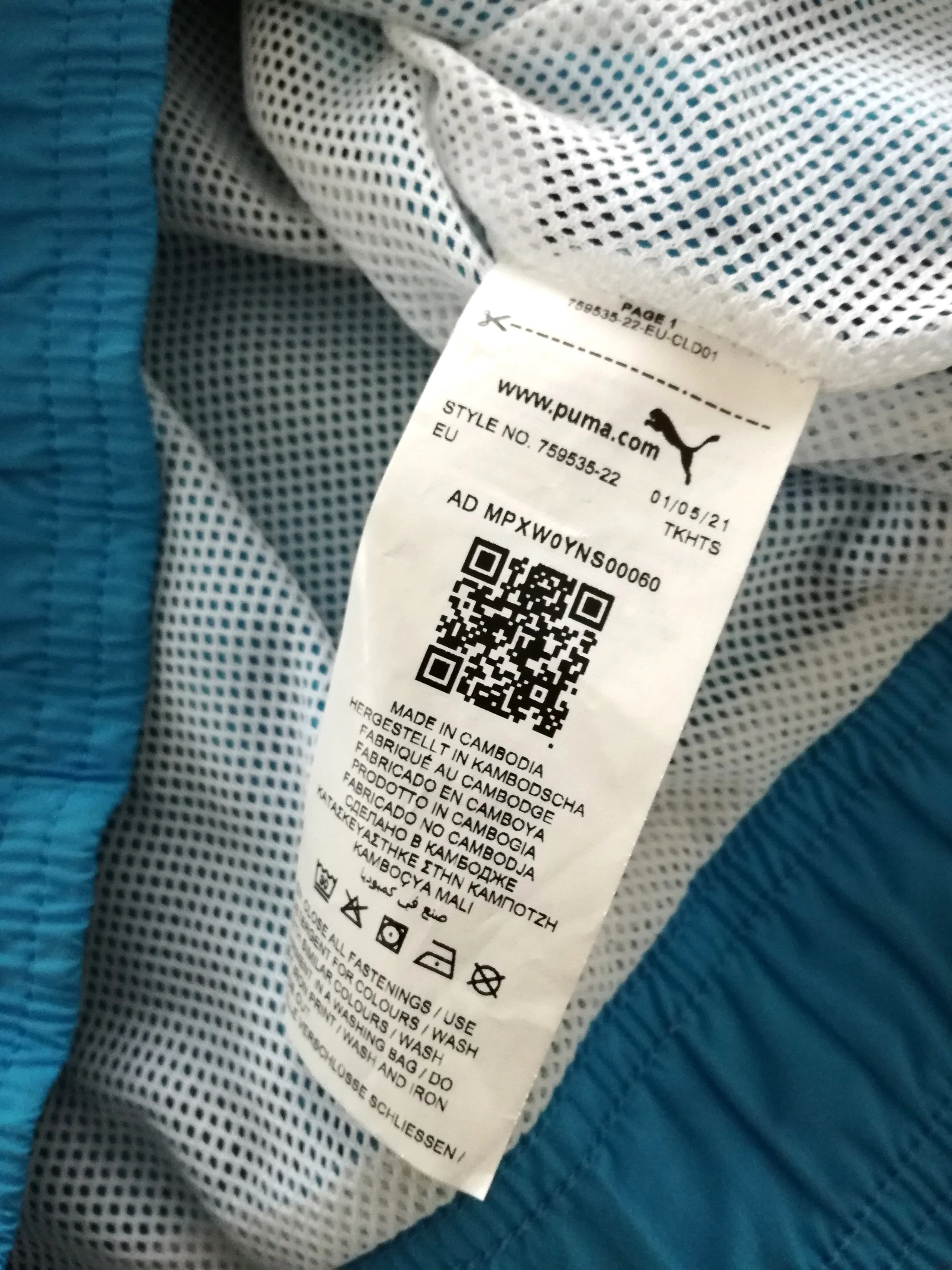 2021/22 Olympique Marseille Pre-Match Jacket (XXL) - Image 4