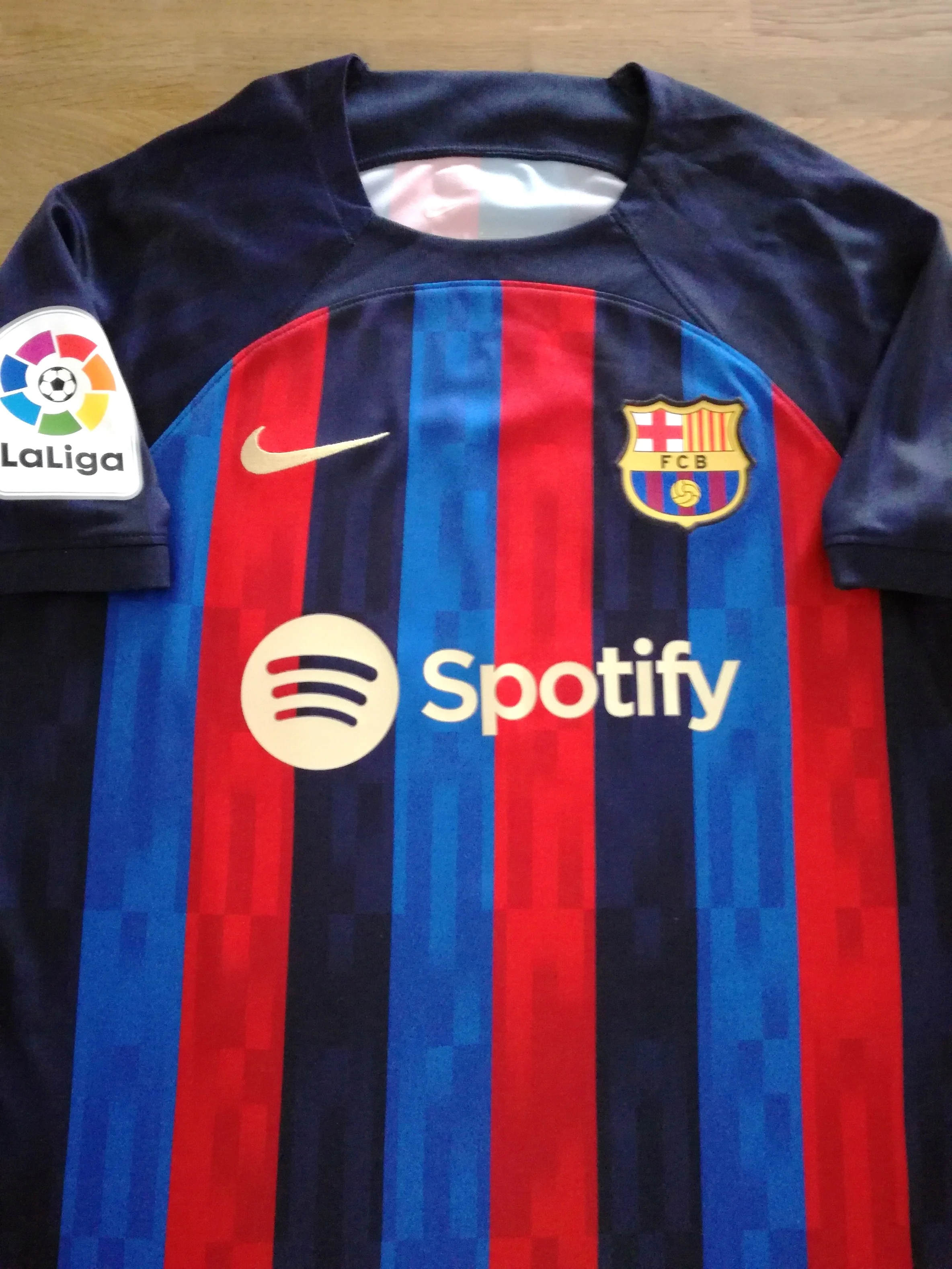 2022/23 Barcelona Home La Liga Football Shirt F. De Jong (M) - Image 2