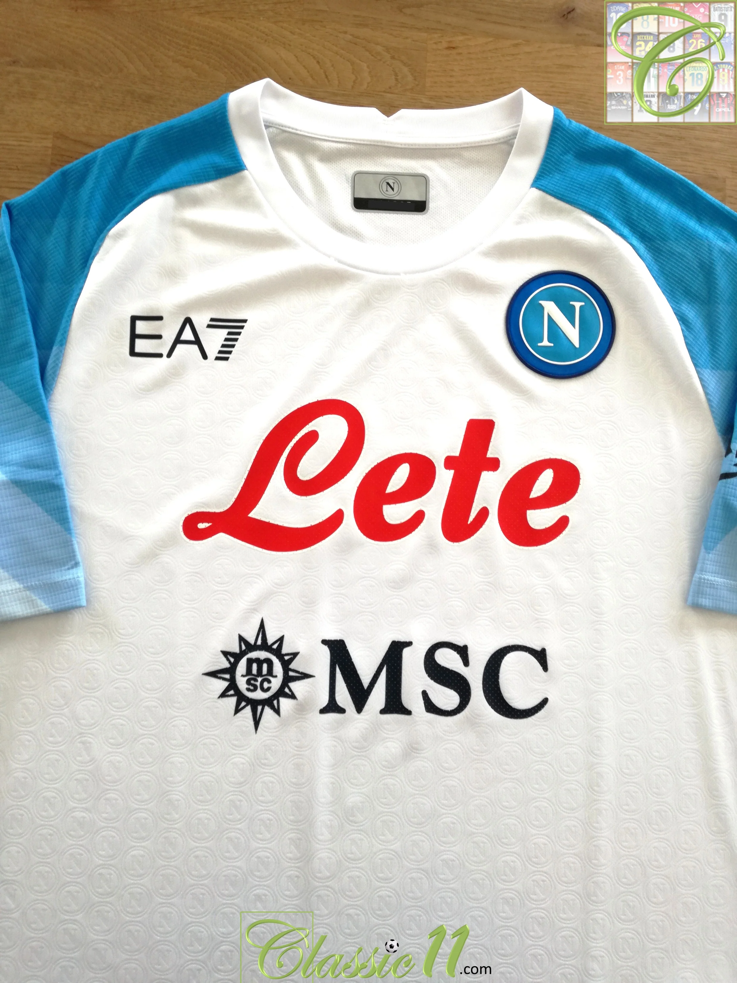 2022/23 Napoli Away Authentic Football Shirt (XL) *BNWT*