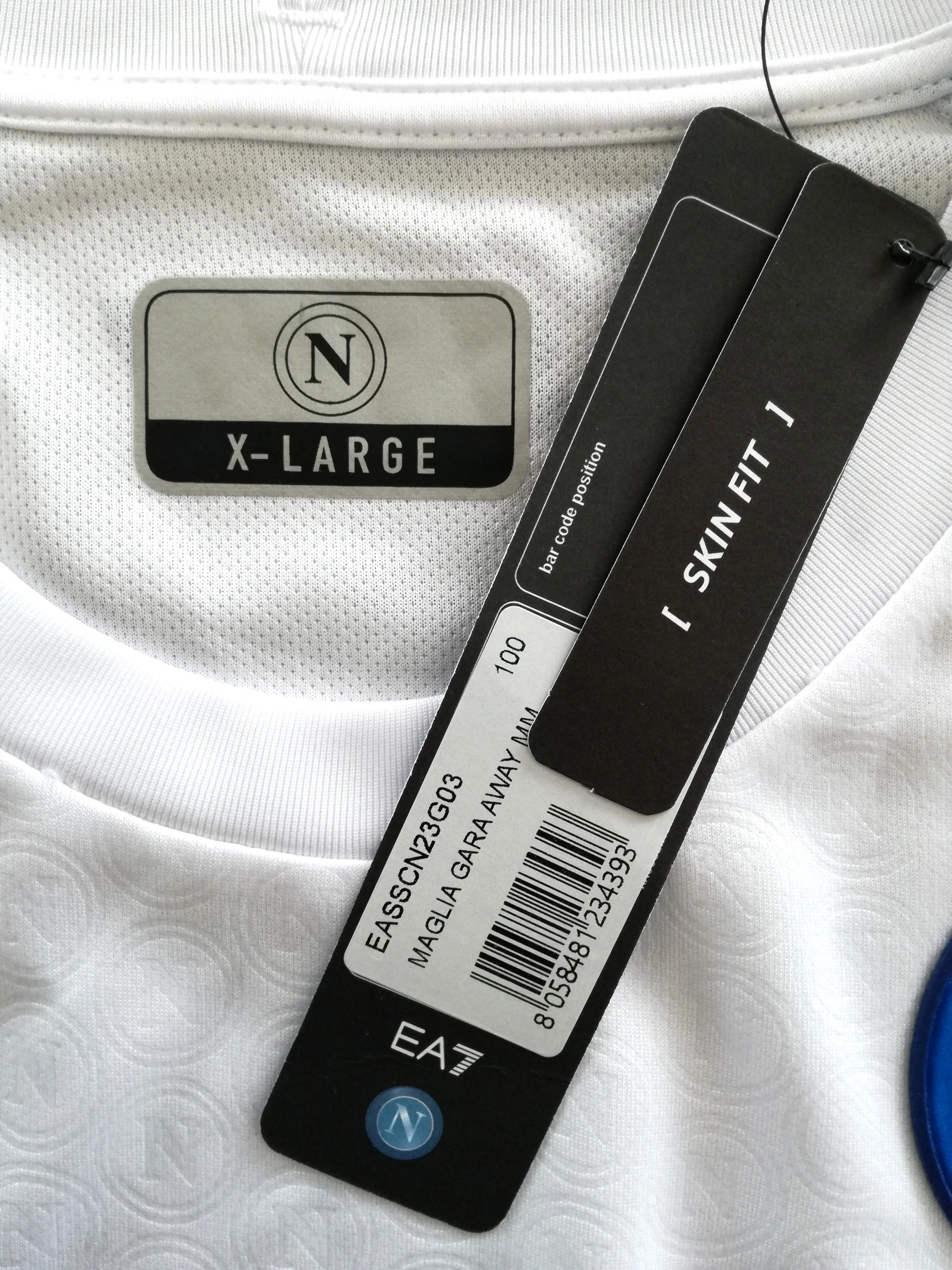 2022/23 Napoli Away Authentic Football Shirt (XL) *BNWT* - Image 2