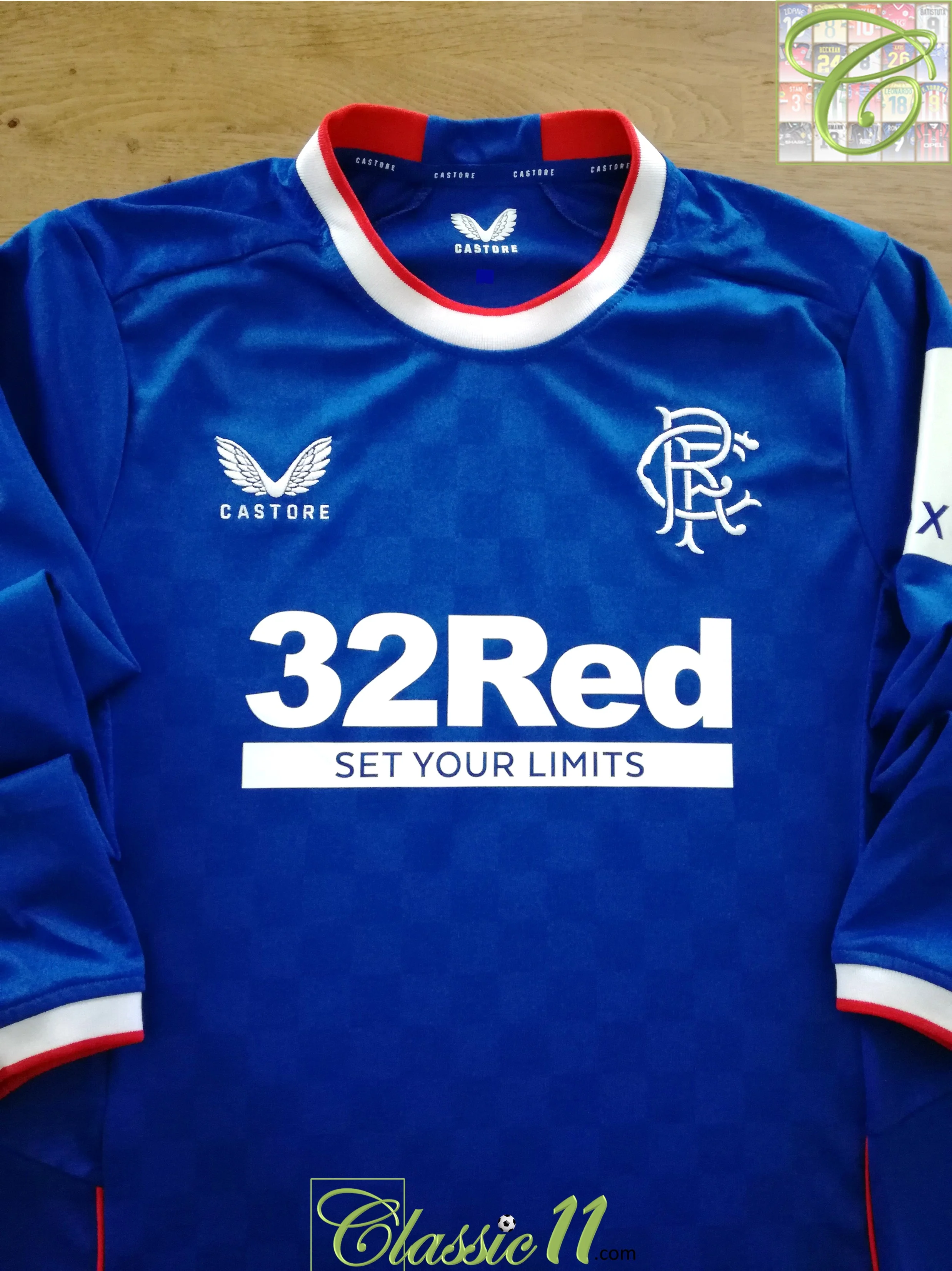 2022/23 Rangers Home Football Shirt. (S)