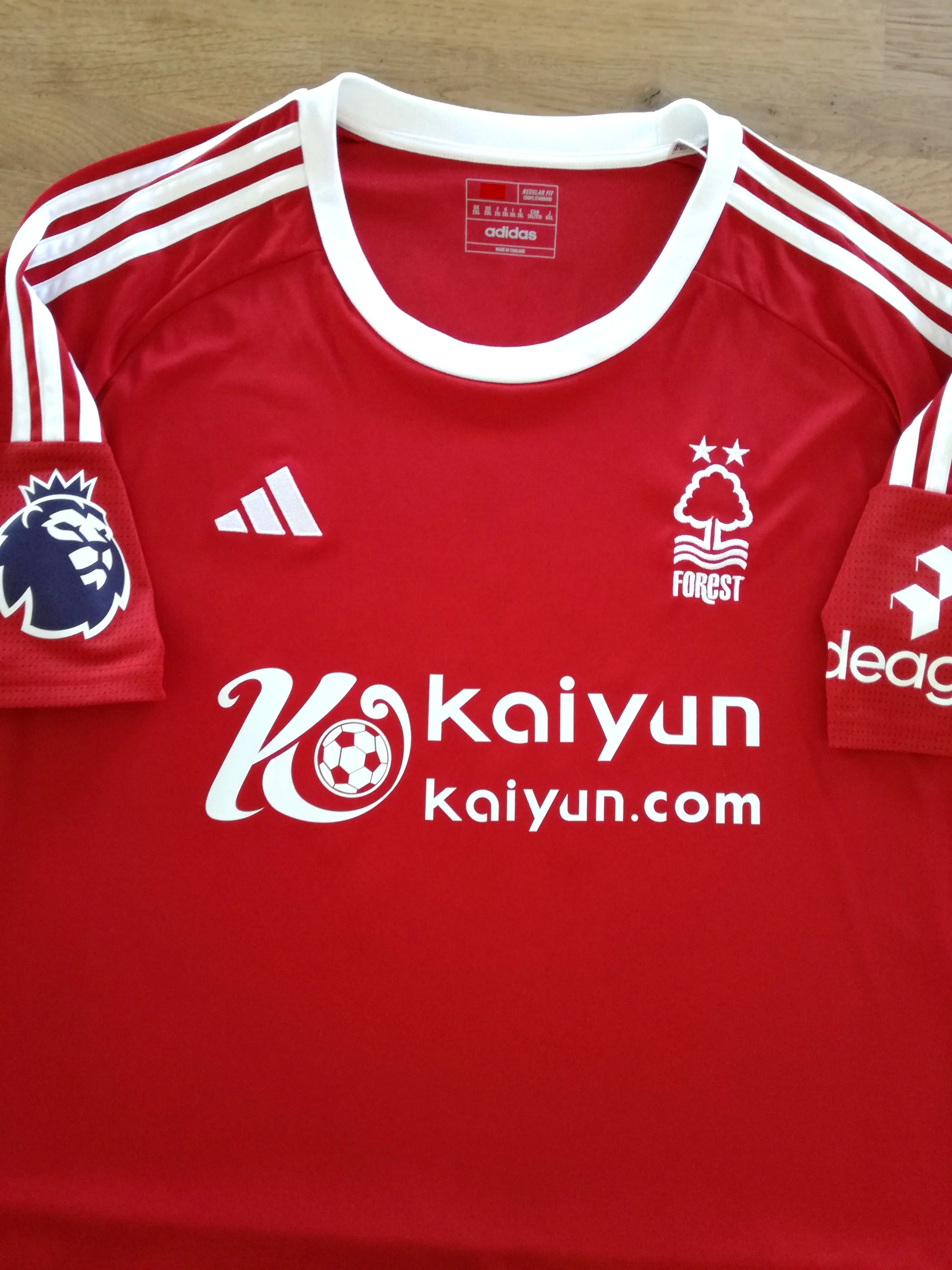 2023/24 Nottingham Forest Home Premier League Football Shirt Worrall #4 (XXL) - Image 2