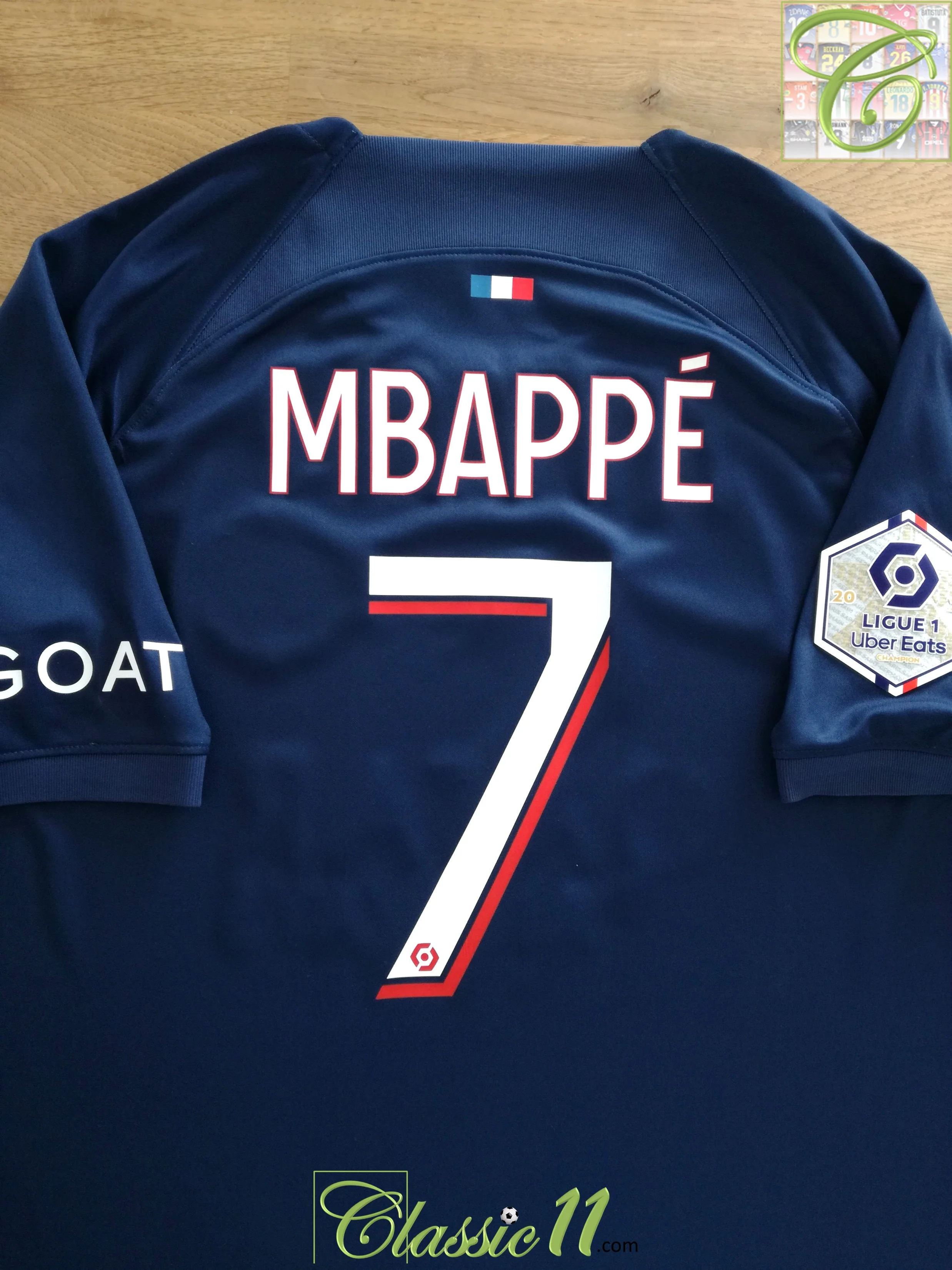2023/24 PSG Home Ligue 1 Football Shirt Mbappé #7 (L) *BNWT*