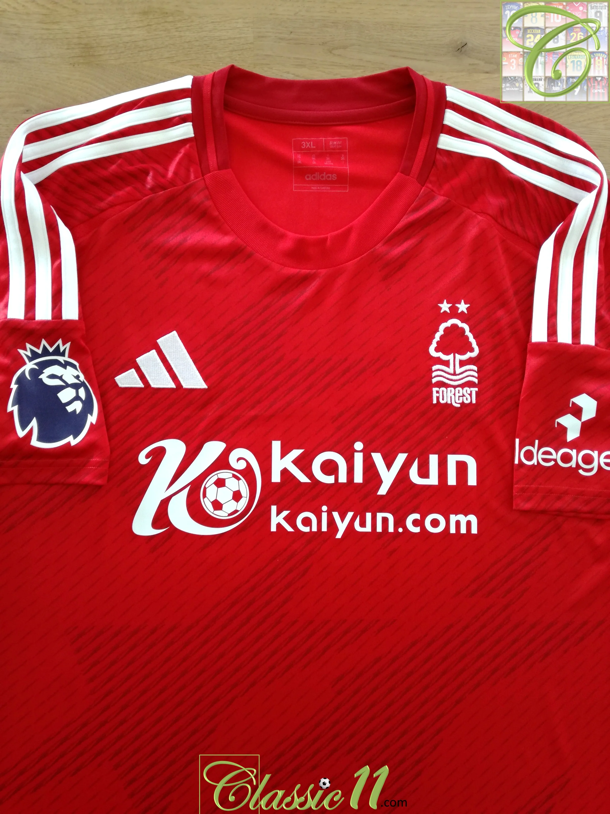 2024/25 Nottingham Forest Home Premier League Football Shirt Wood #11 (3XL) *BNWT* - Image 2